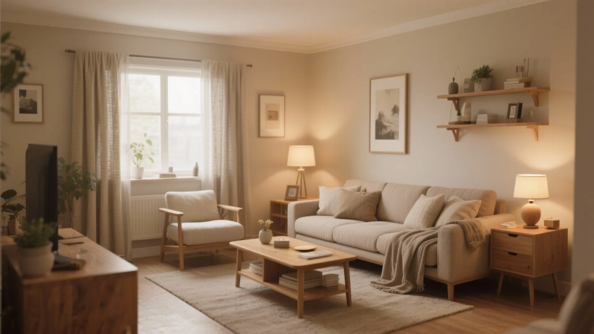 3. Warm Beige to Add Comfort