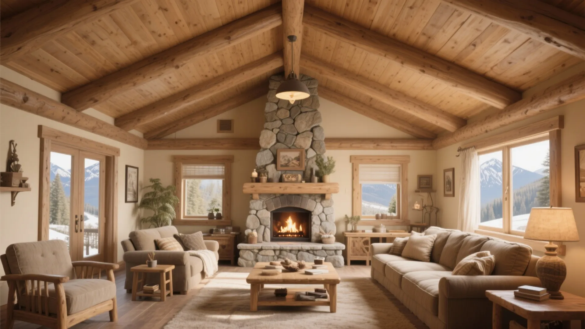 5. Warm Beige for a Neutral and Inviting Space