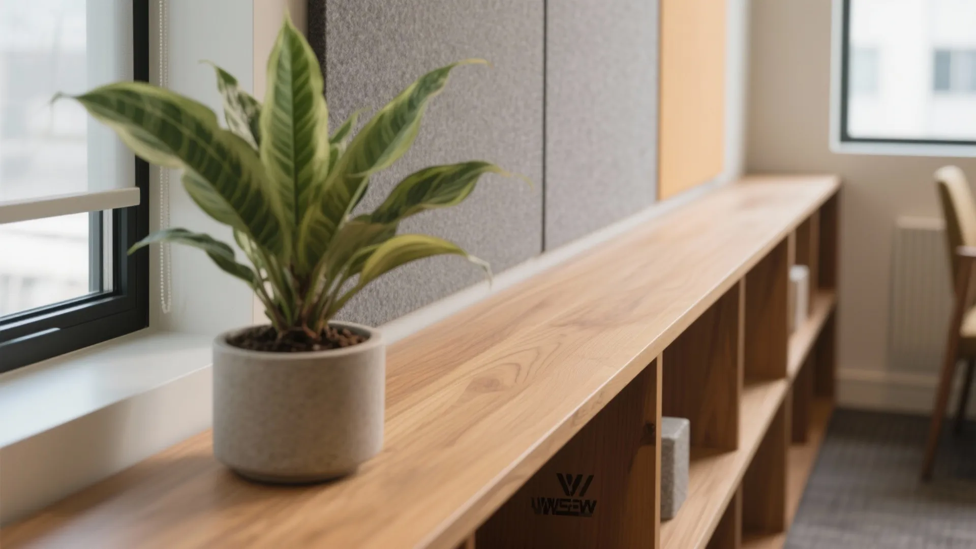 Biophilic cues and warm materiality