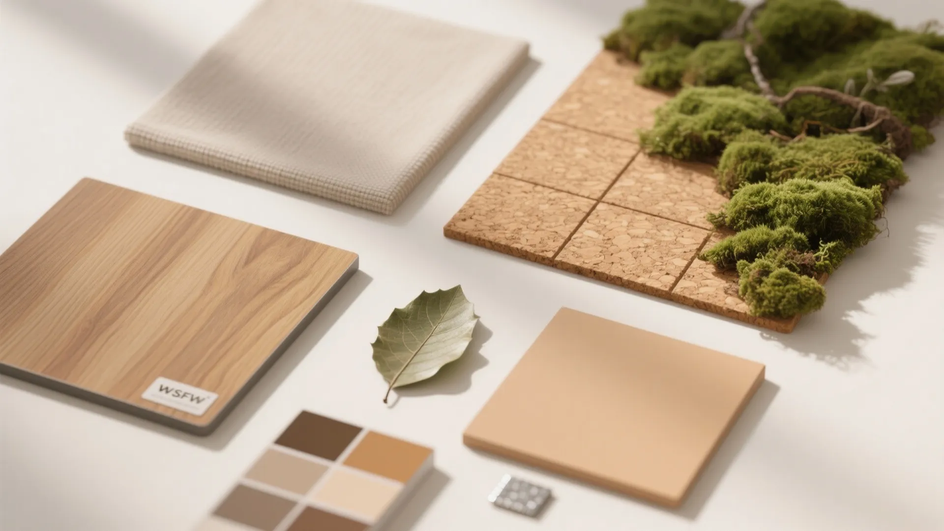 Warm materials and biophilic touches