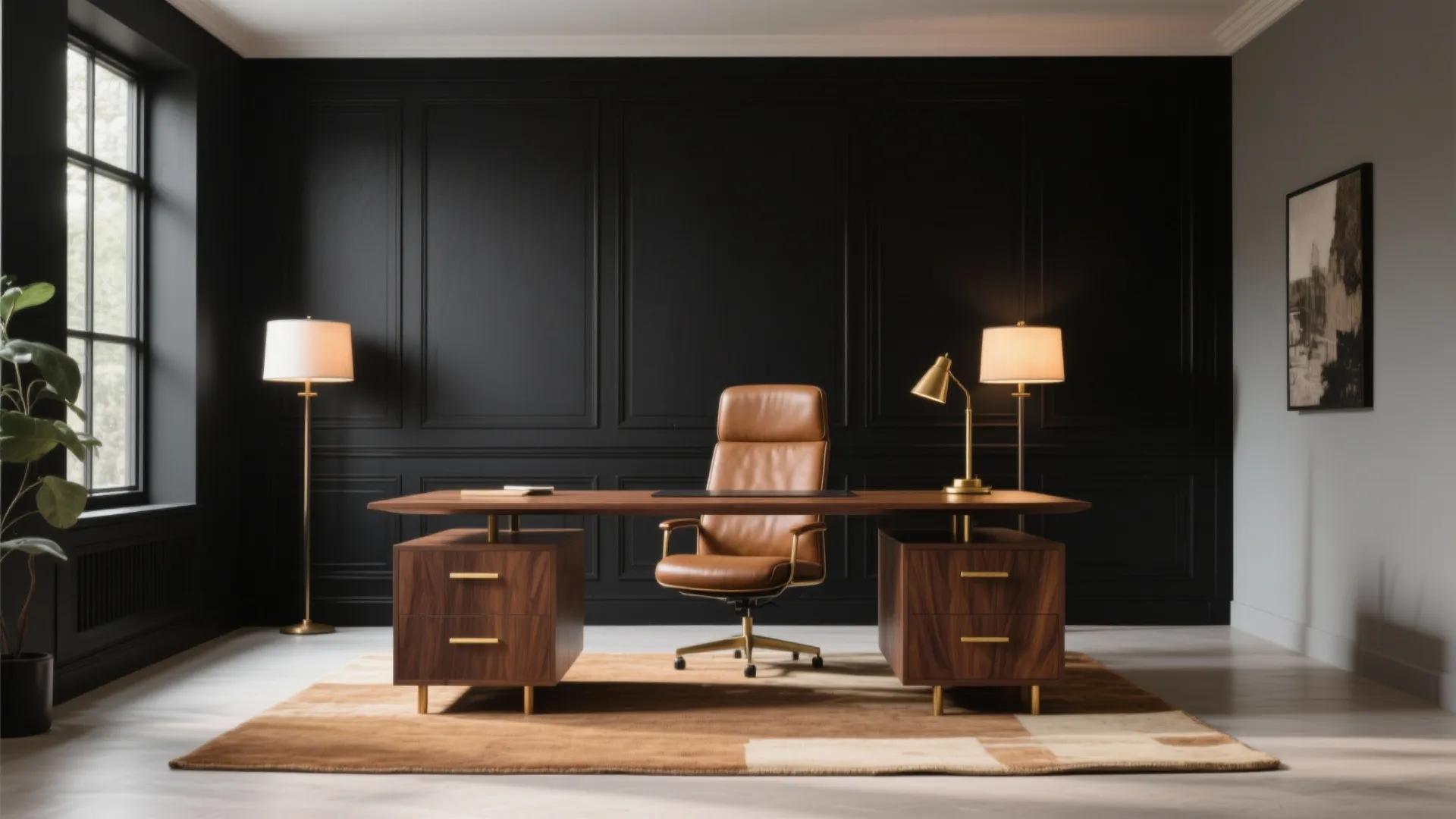 Warm It Up With Wood, Brass, and Earthy Neutrals