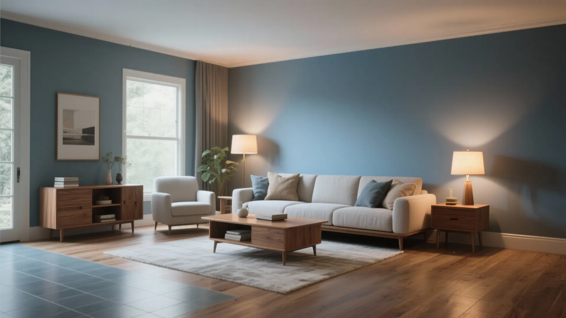 4. Warm Blue-Gray: the soft transitional tone