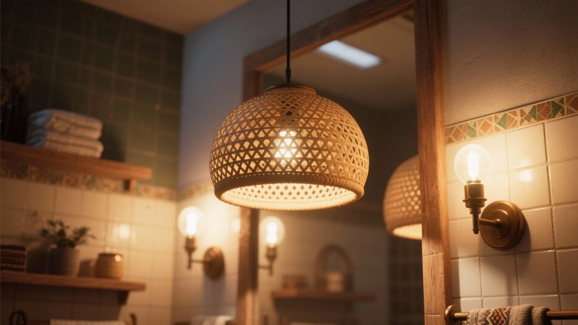 4. Soften light with layered fixtures and dimmers