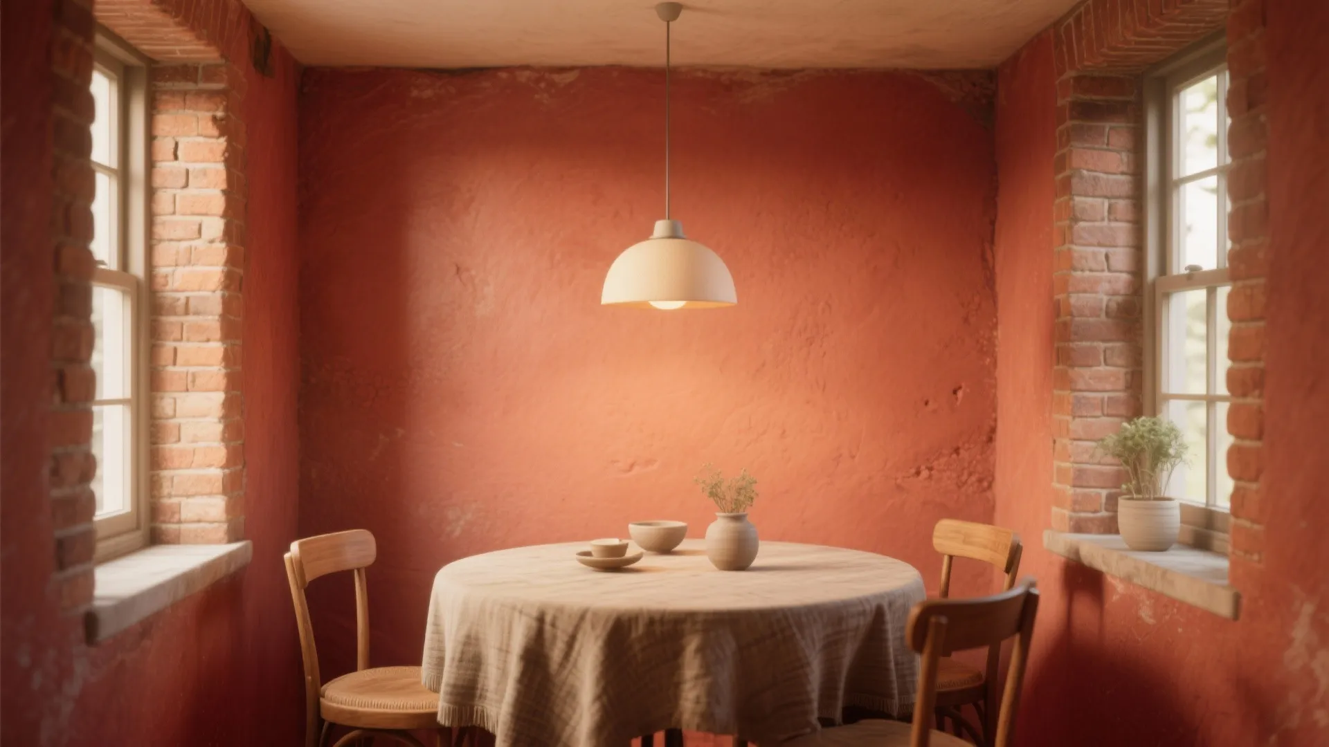 1. Warm Brick — Cozy & Grounded