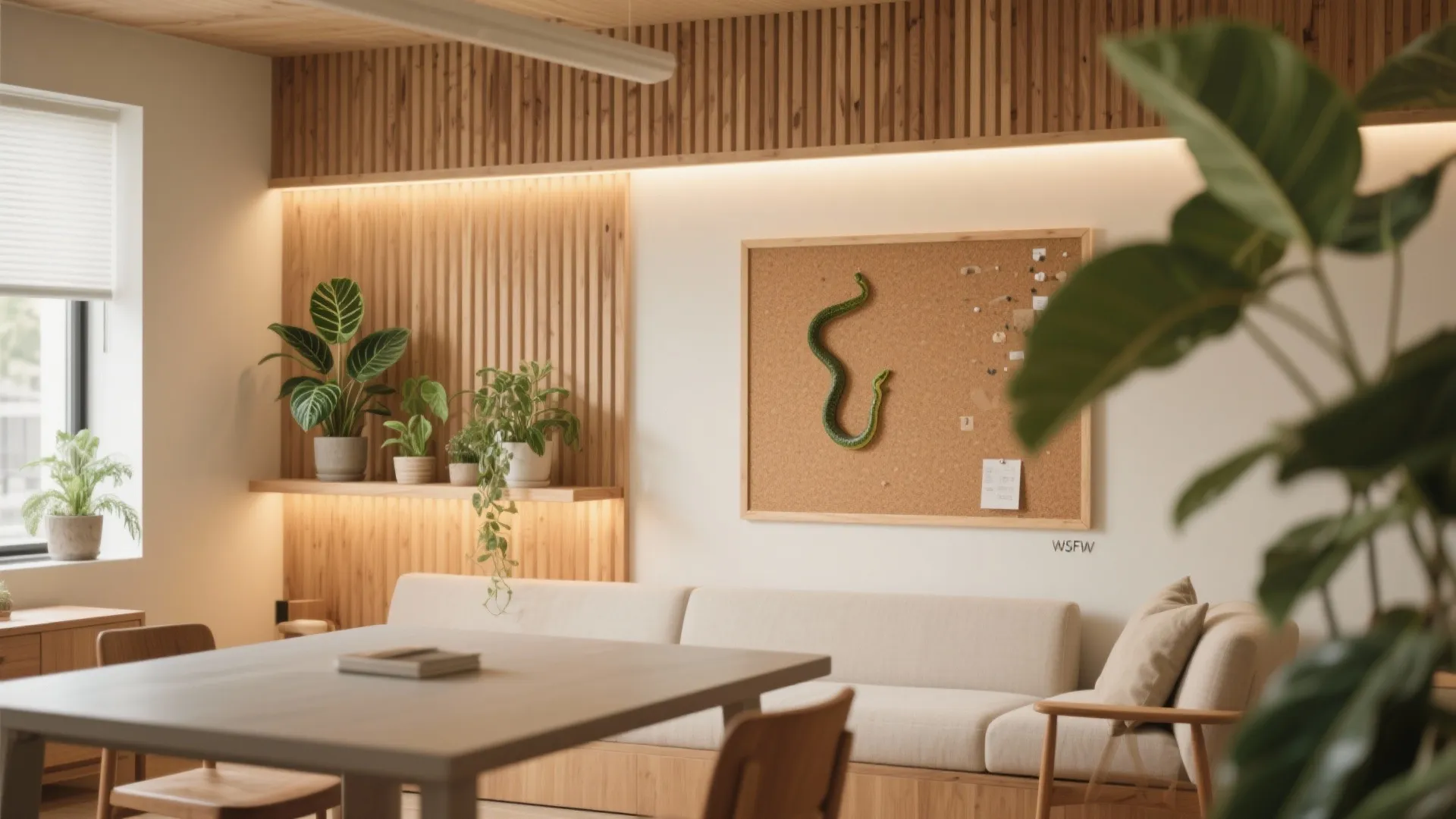 Warm Materials and Biophilic Touches