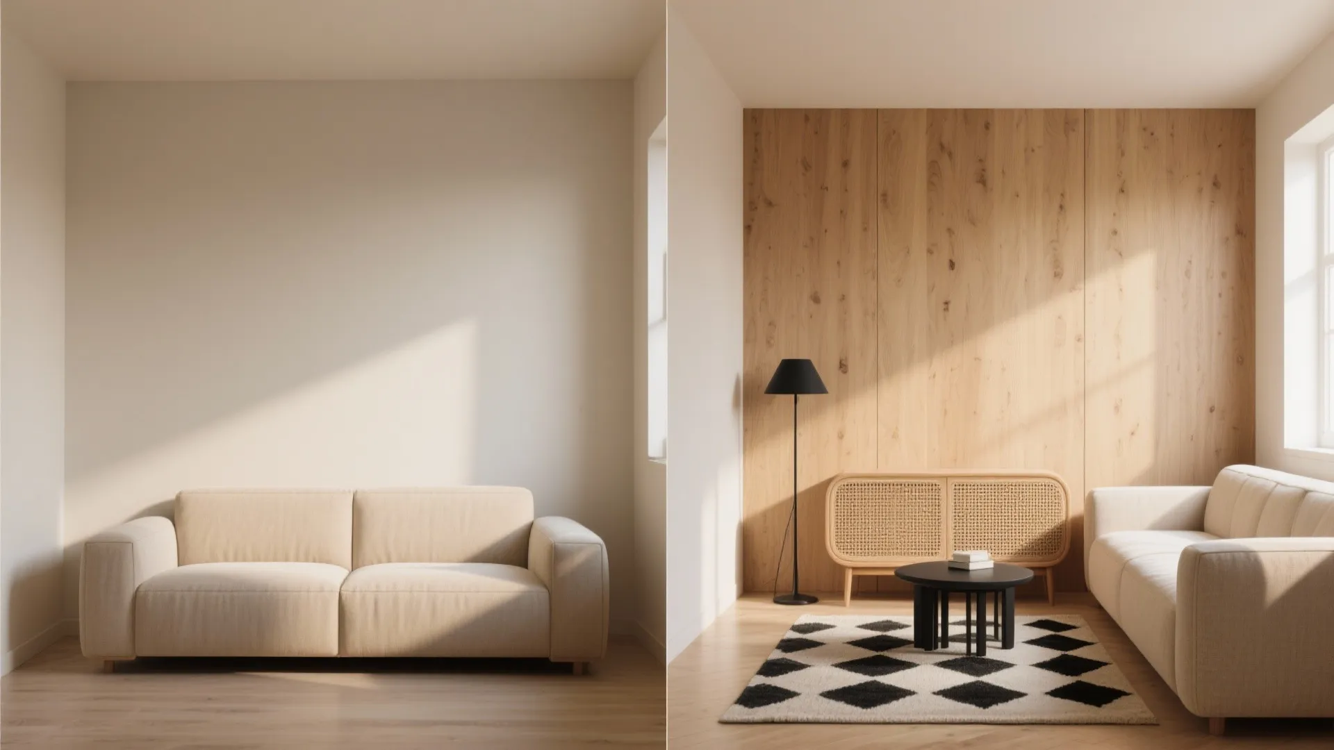 Warm Wood and Earthy Textures That Keep It Airy