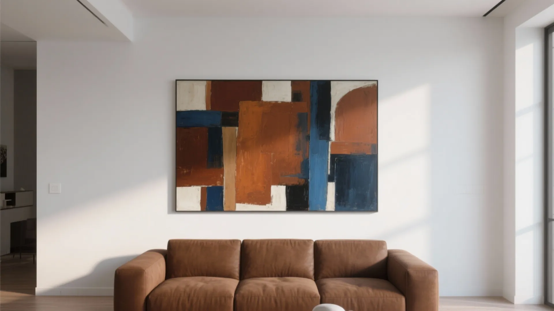 8. Artwork with Warm and Cool Elements