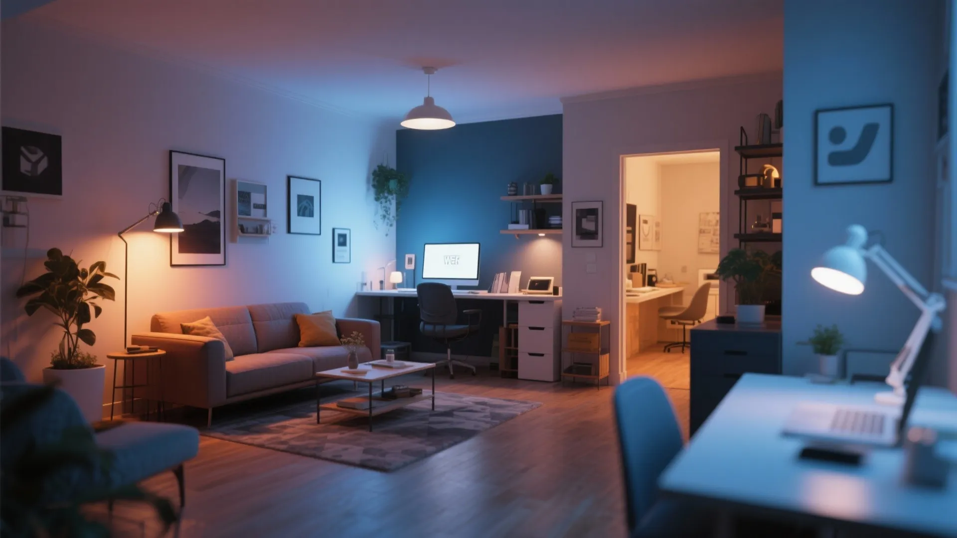 10. Mixing Warm and Cool Tones