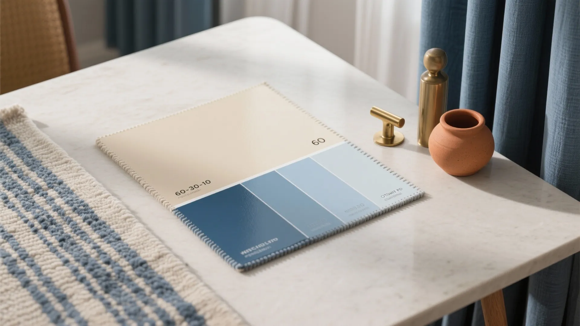 Warm–Cool Balance with the 60–30–10 Rule