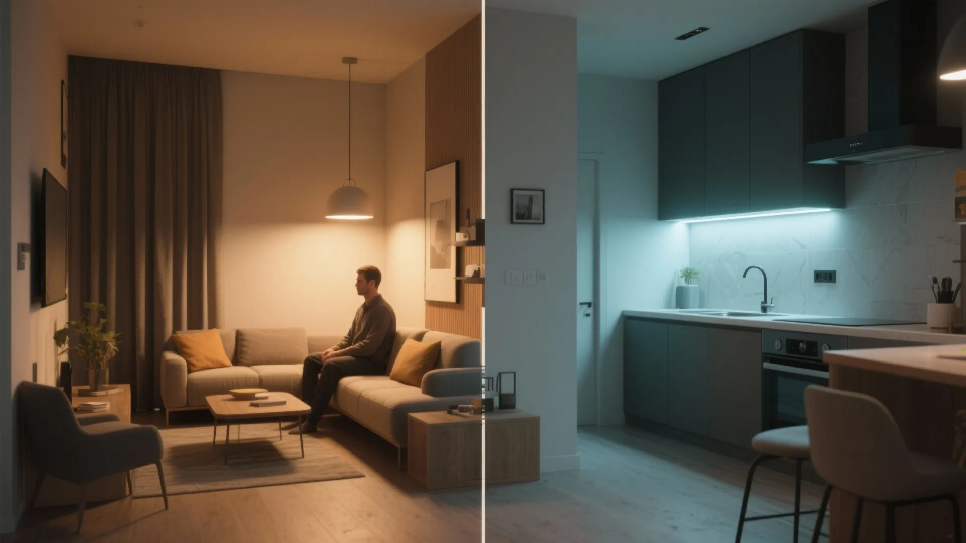 4. Warm vs cool layers for functional zones