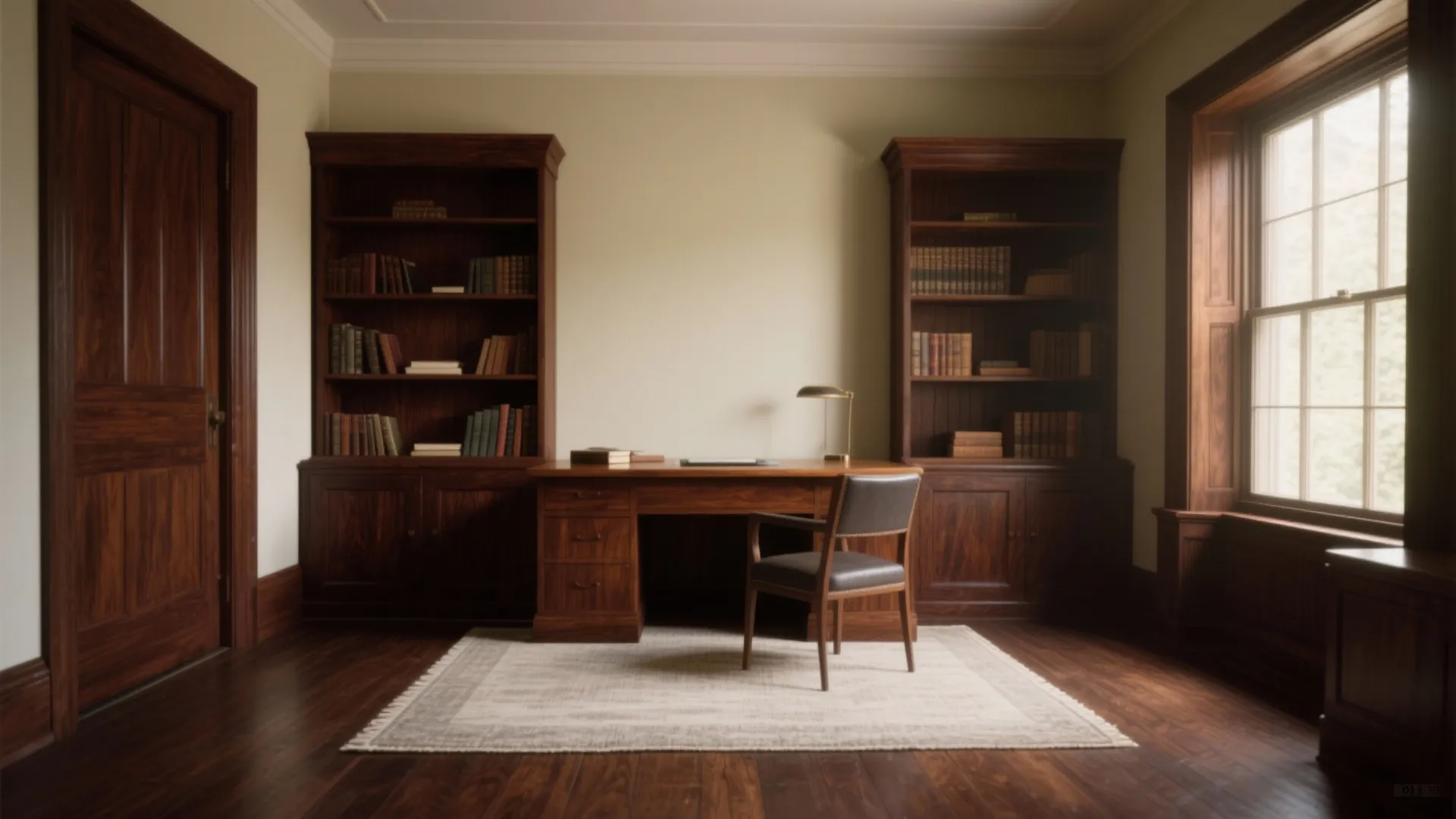 1. Anchor with Warm, Dark Woods