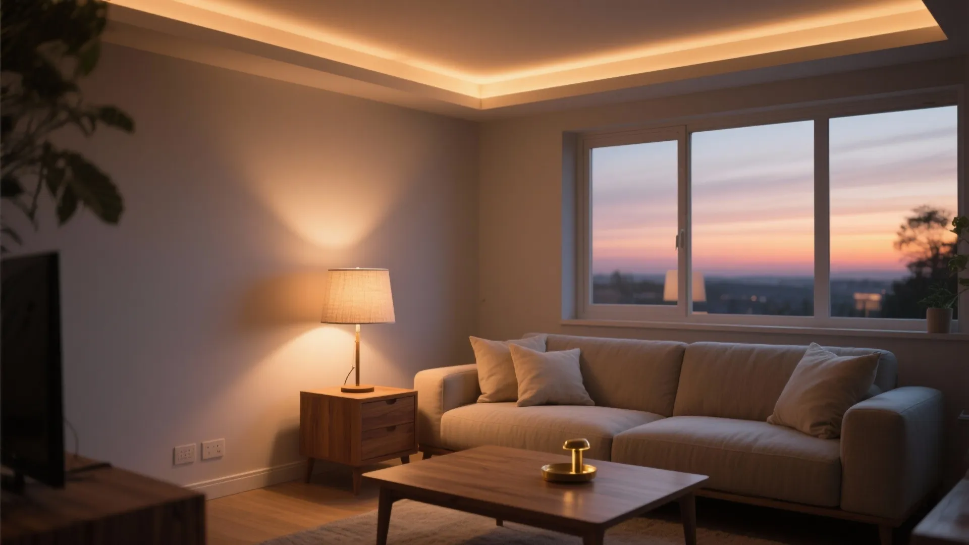 Warm-dim LEDs for nightly wind-down