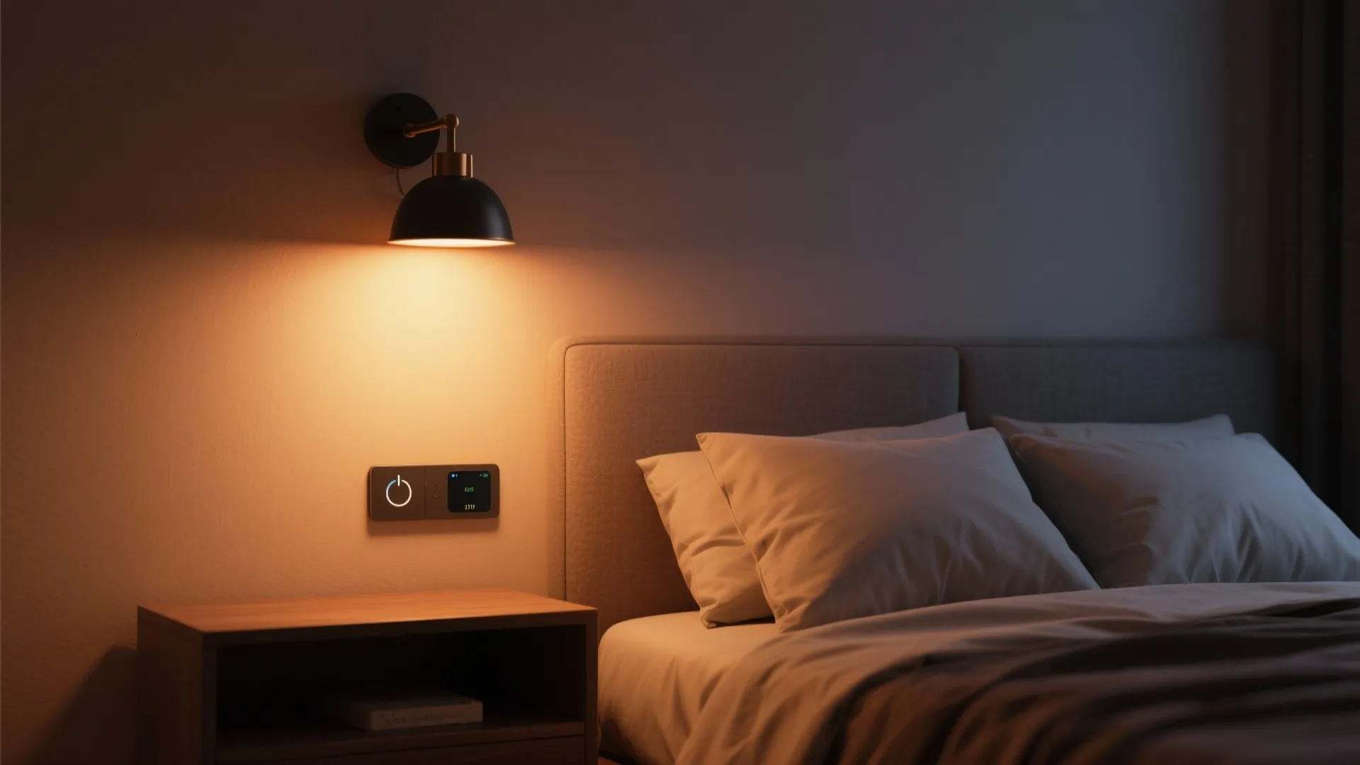 Warm dim and smart control for better sleep