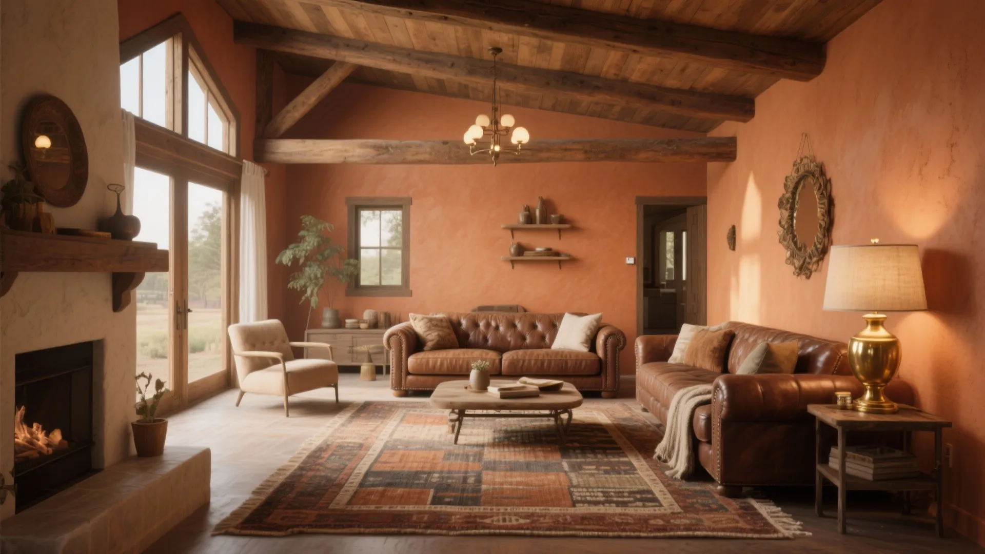 3. Warm Earth Tones for Cozy Living Areas