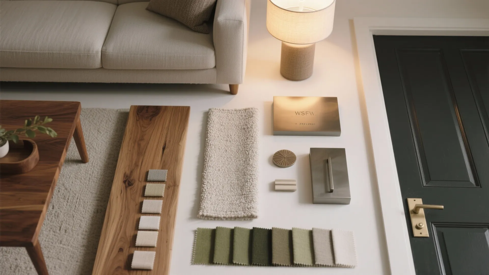 Balance the Elements with Warm Light and Natural Texture