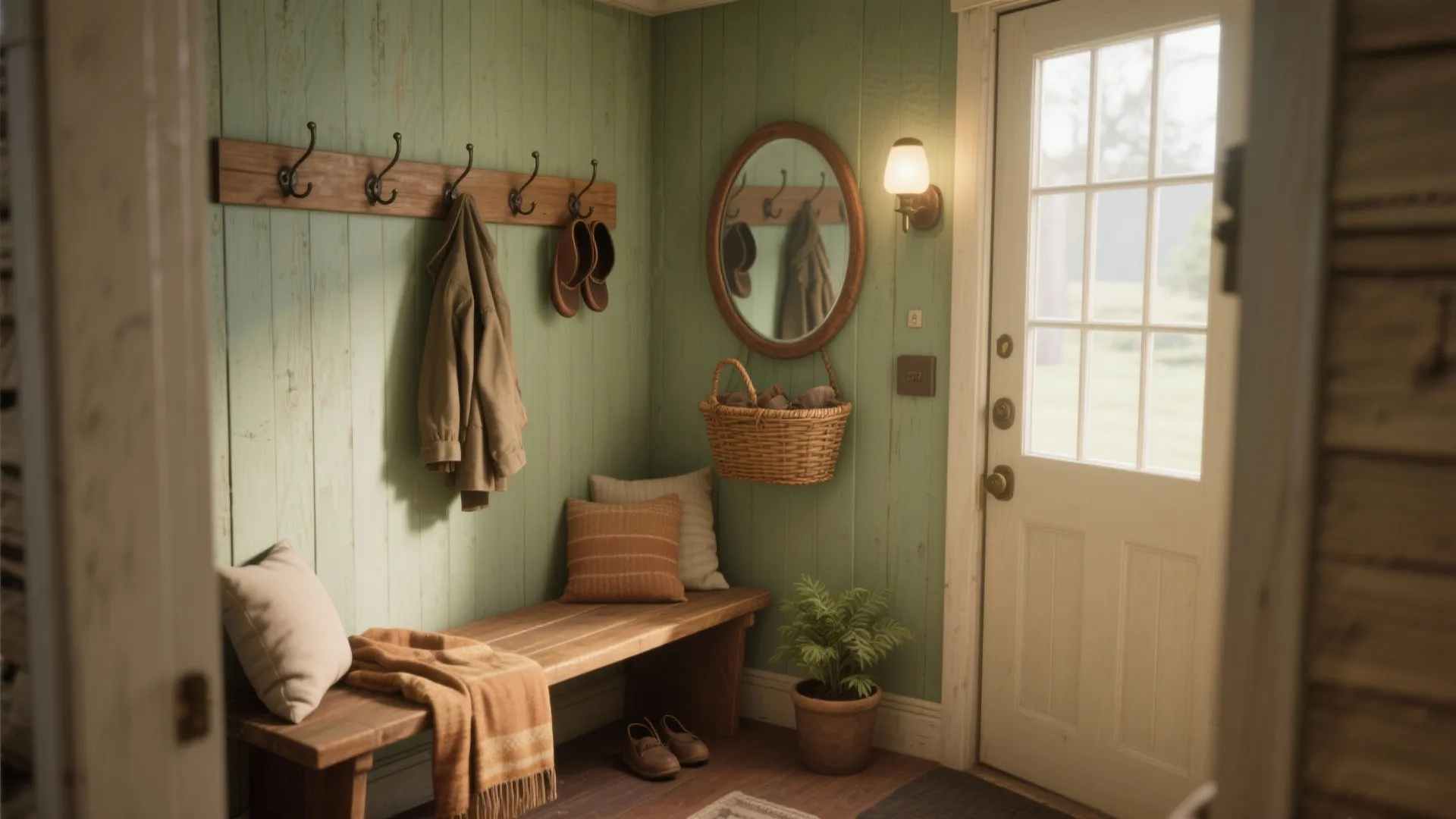 1. Embrace warm, layered entryways