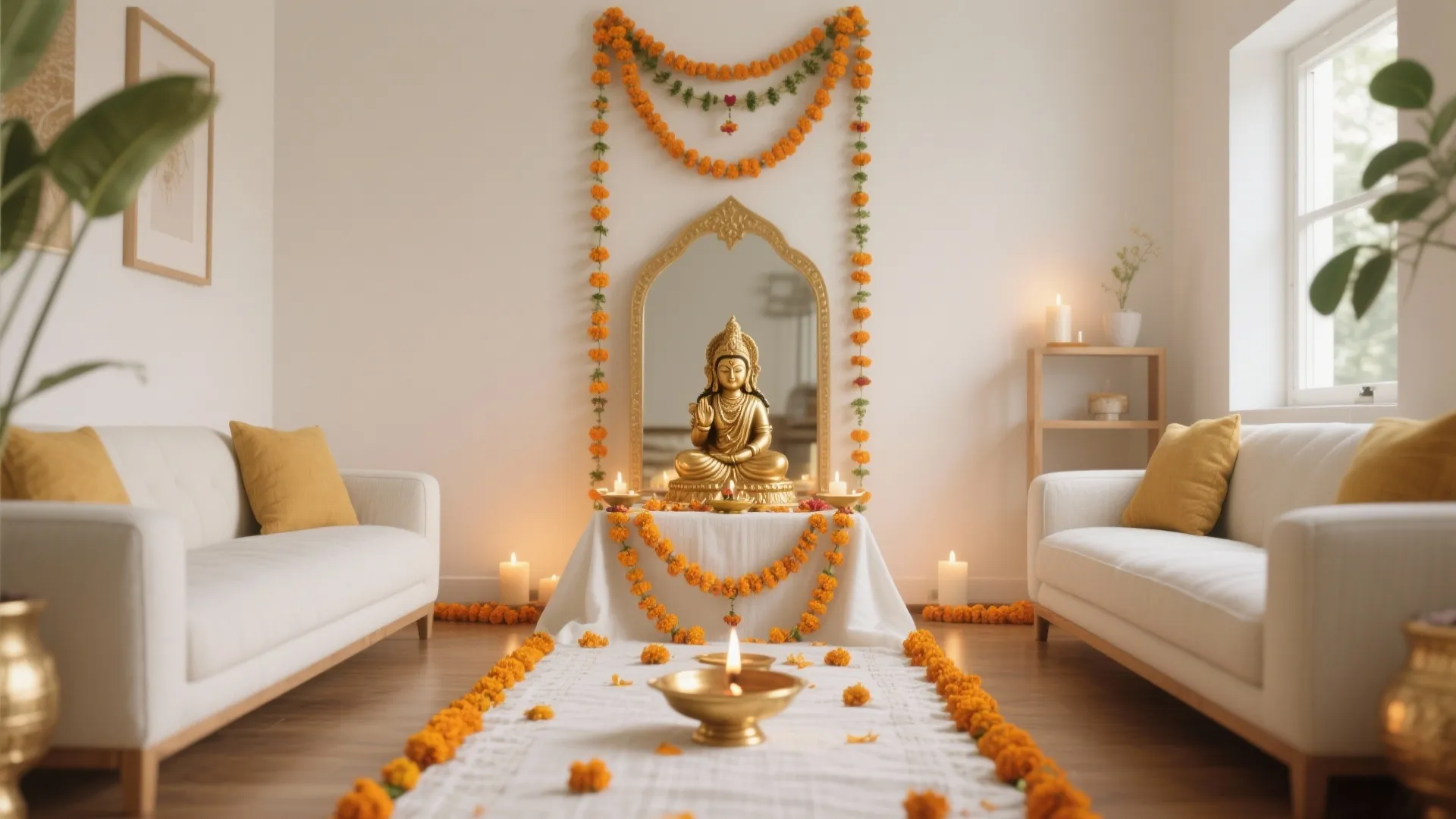 5 Lakshmi Pooja Decoration Items I Swear By: Small-space tested ideas, warm minimal palettes, and practical tips to make your Lakshmi Puja glow—without clutter, stress, or overspending.