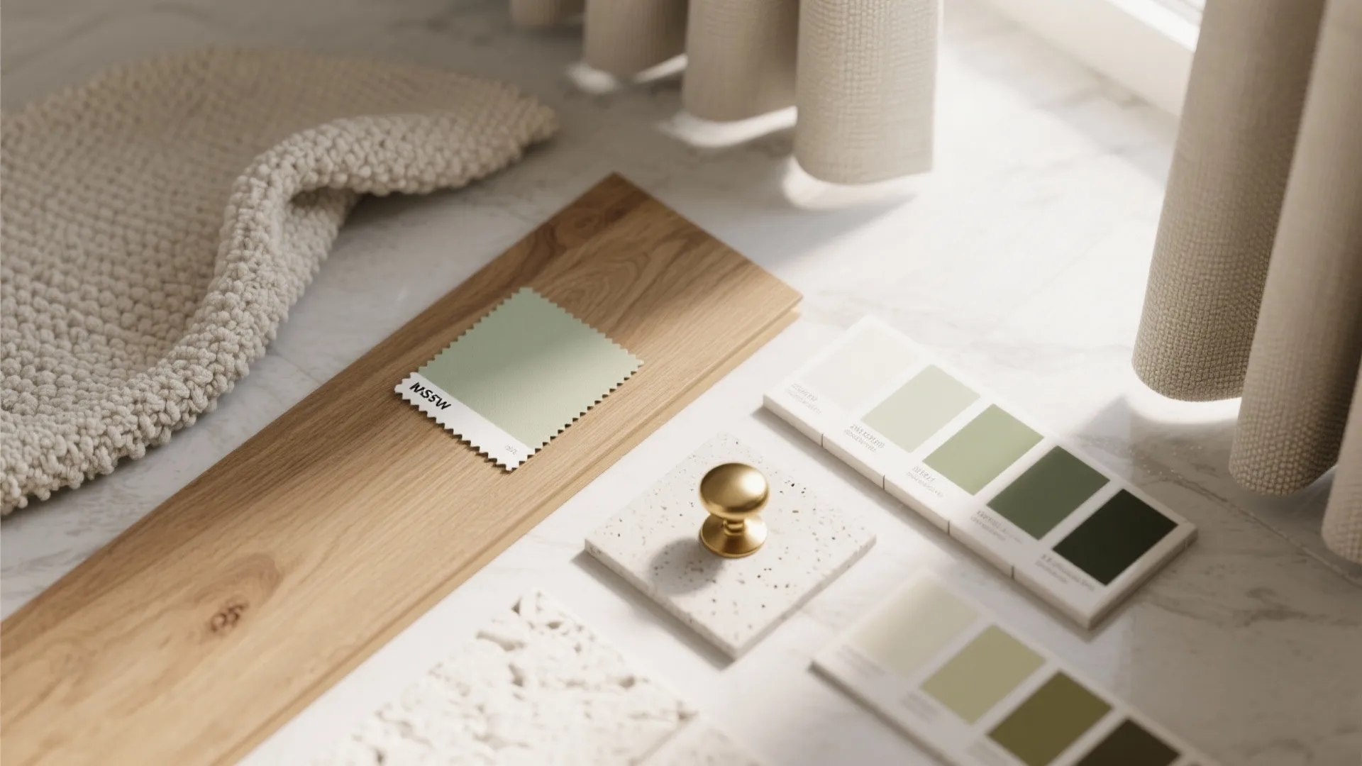 Warm wood, calm colors, and tactile layers