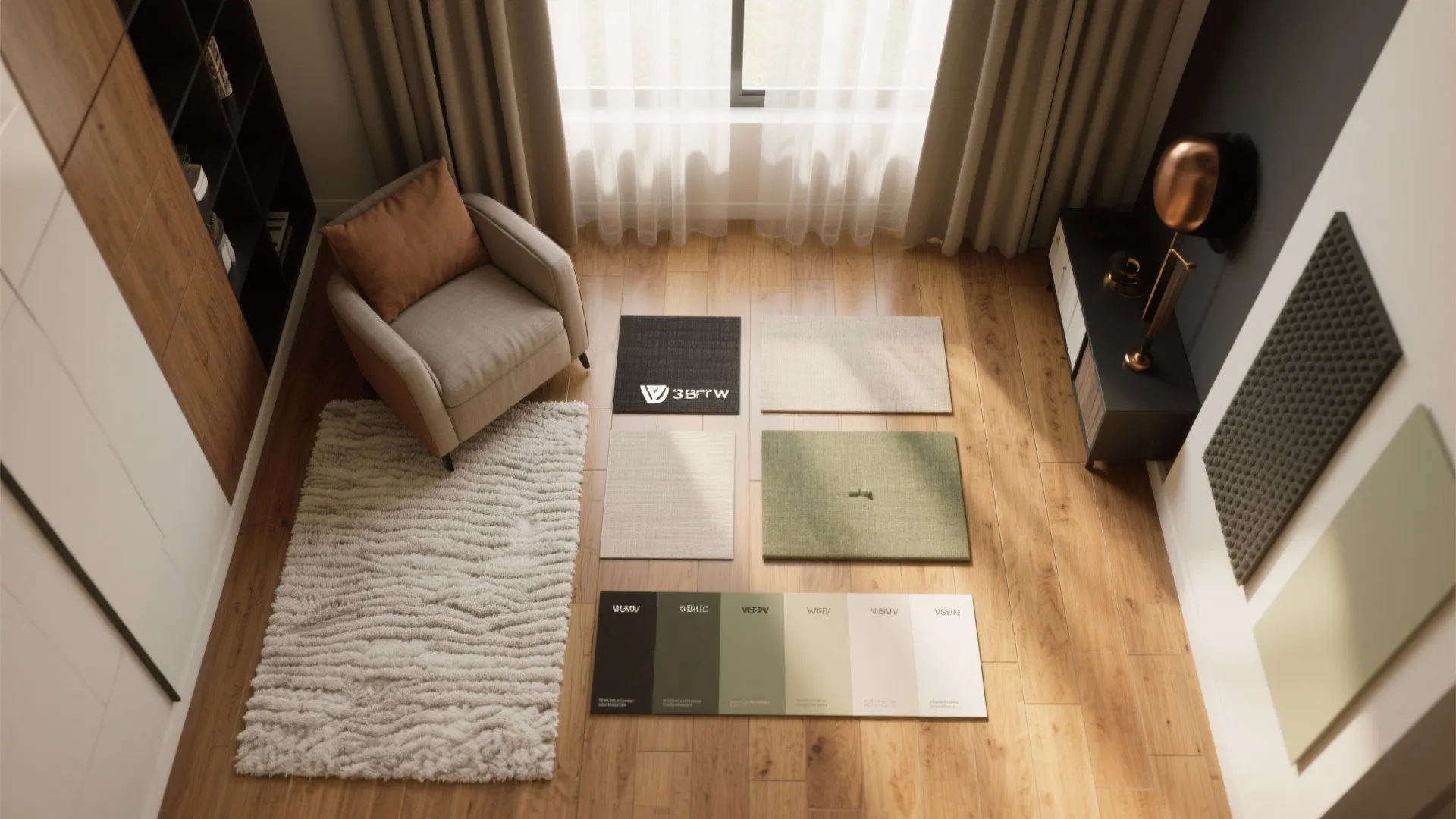 Warm materials and acoustic comfort