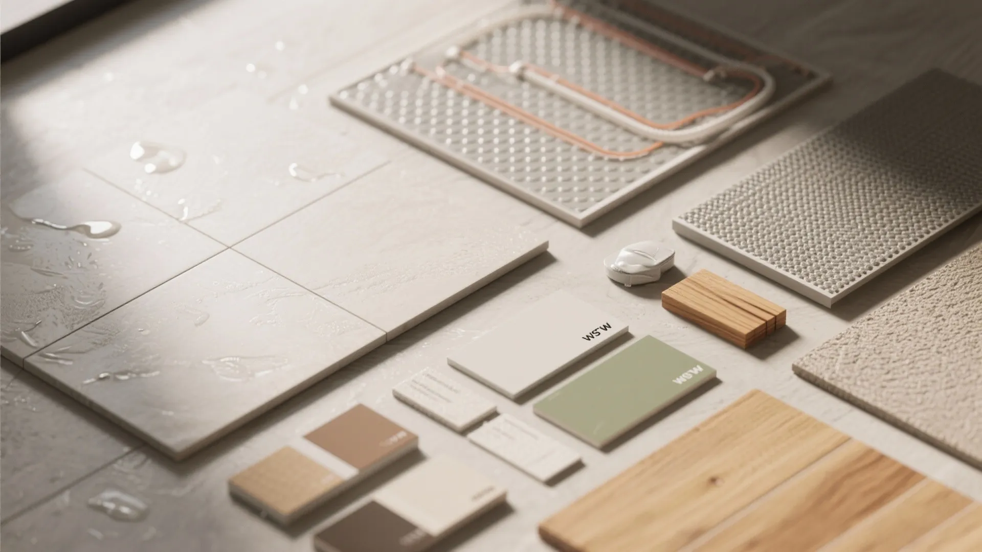 5. Warm floors and moisture-friendly finishes