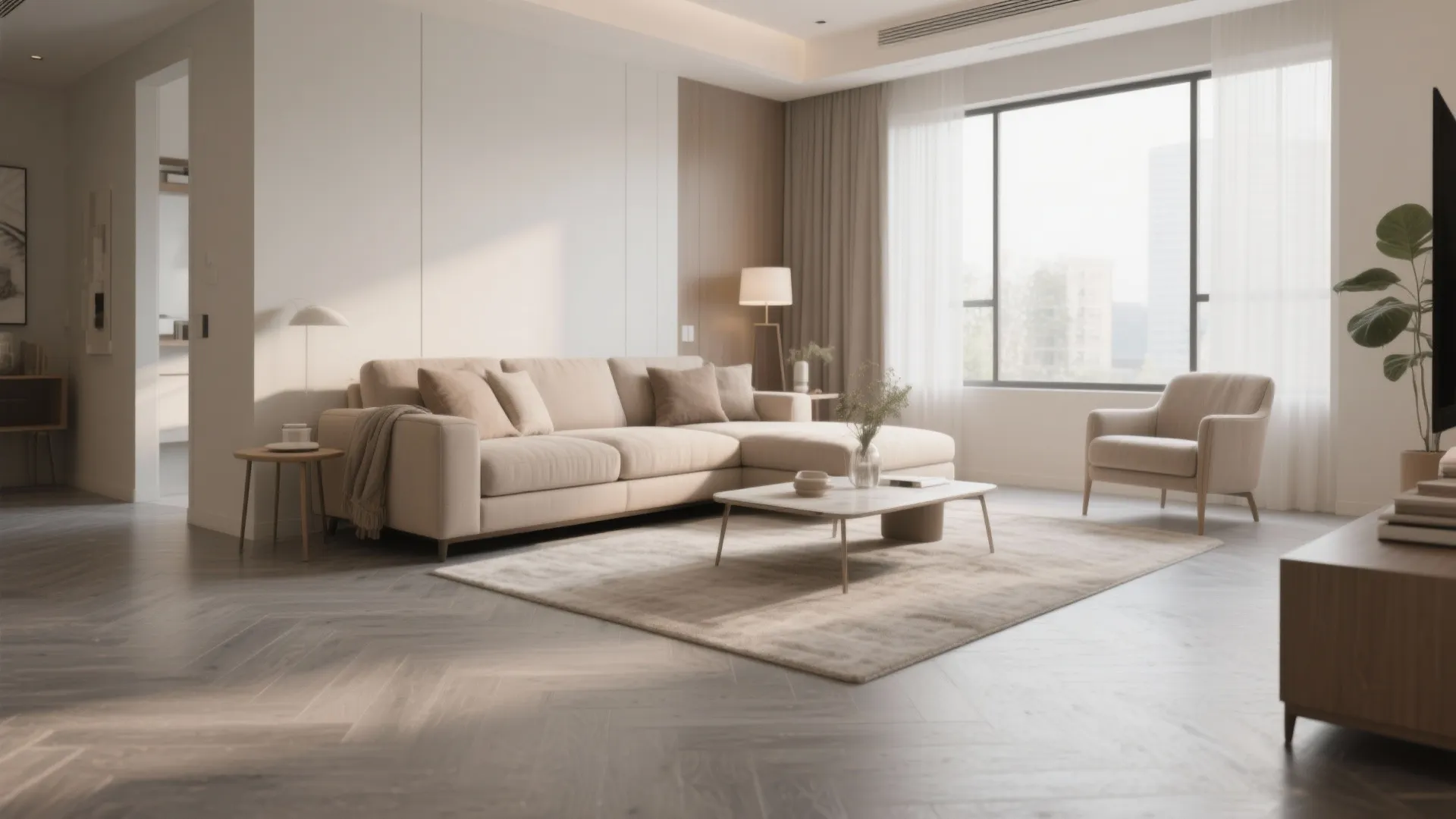 5. Warm Gray with Beige Undertones