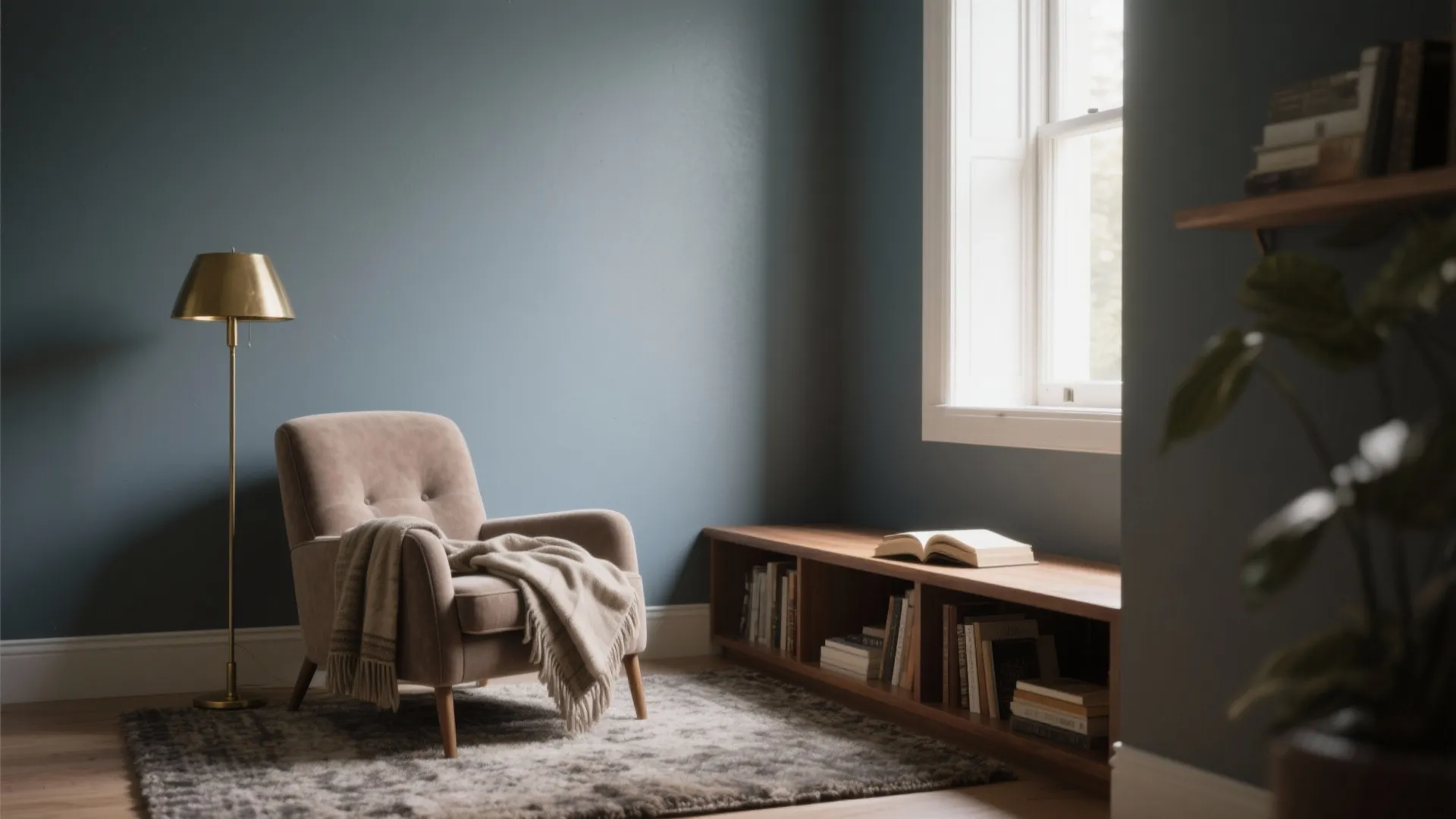 2. Warm Gray-Blue for Cozy Corners