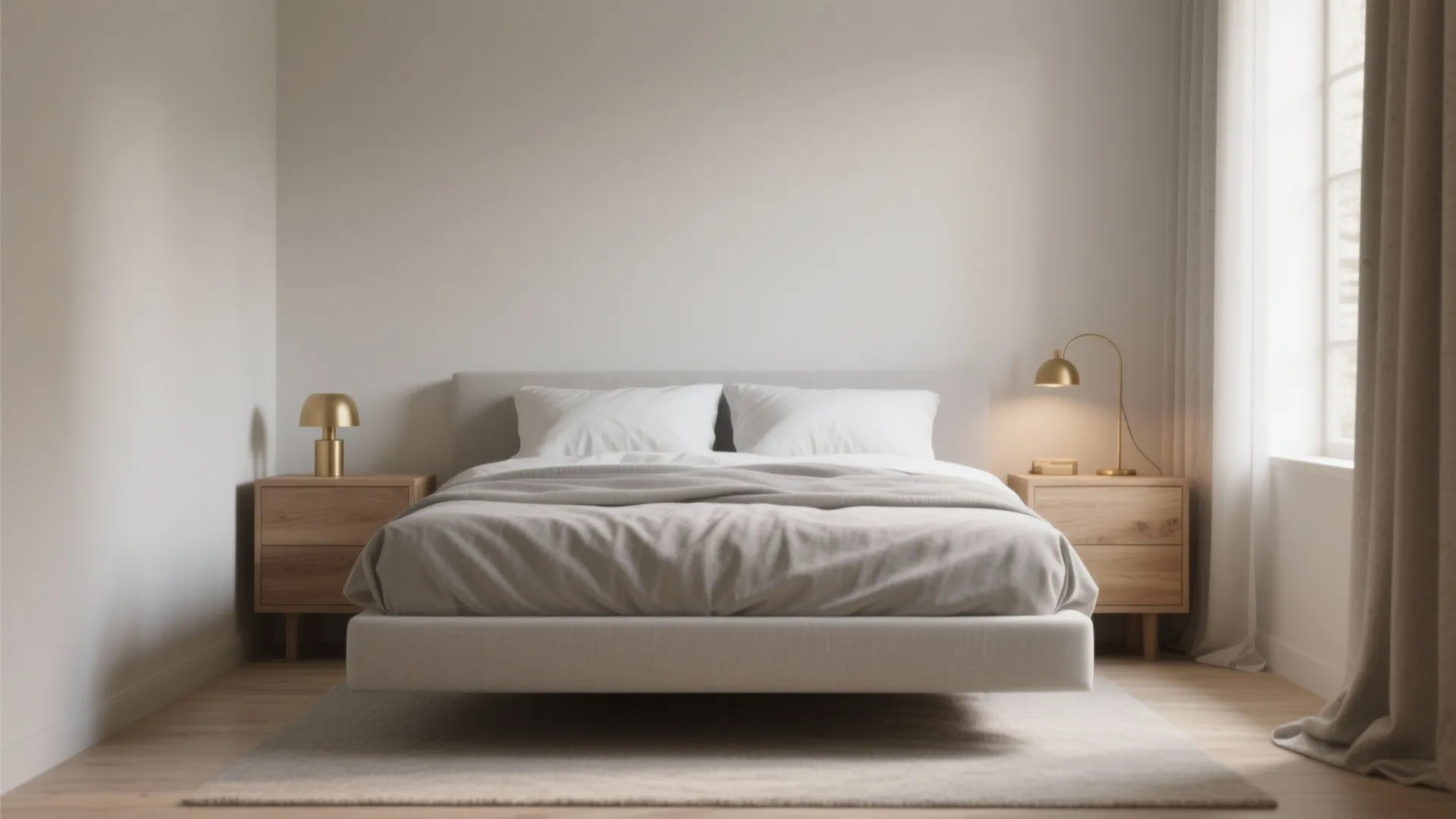 1. Soft Warm Gray Minimalist Set