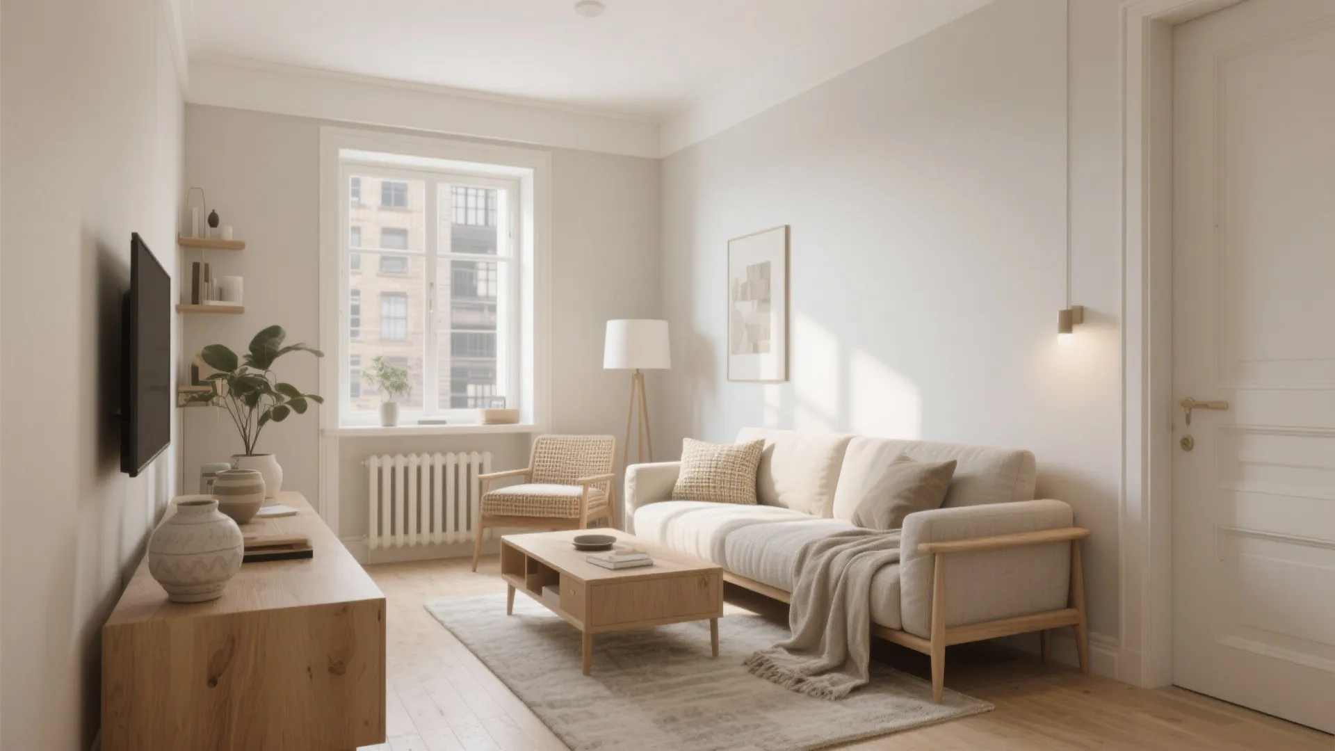 Warm Whites & Greige for Airy Rooms