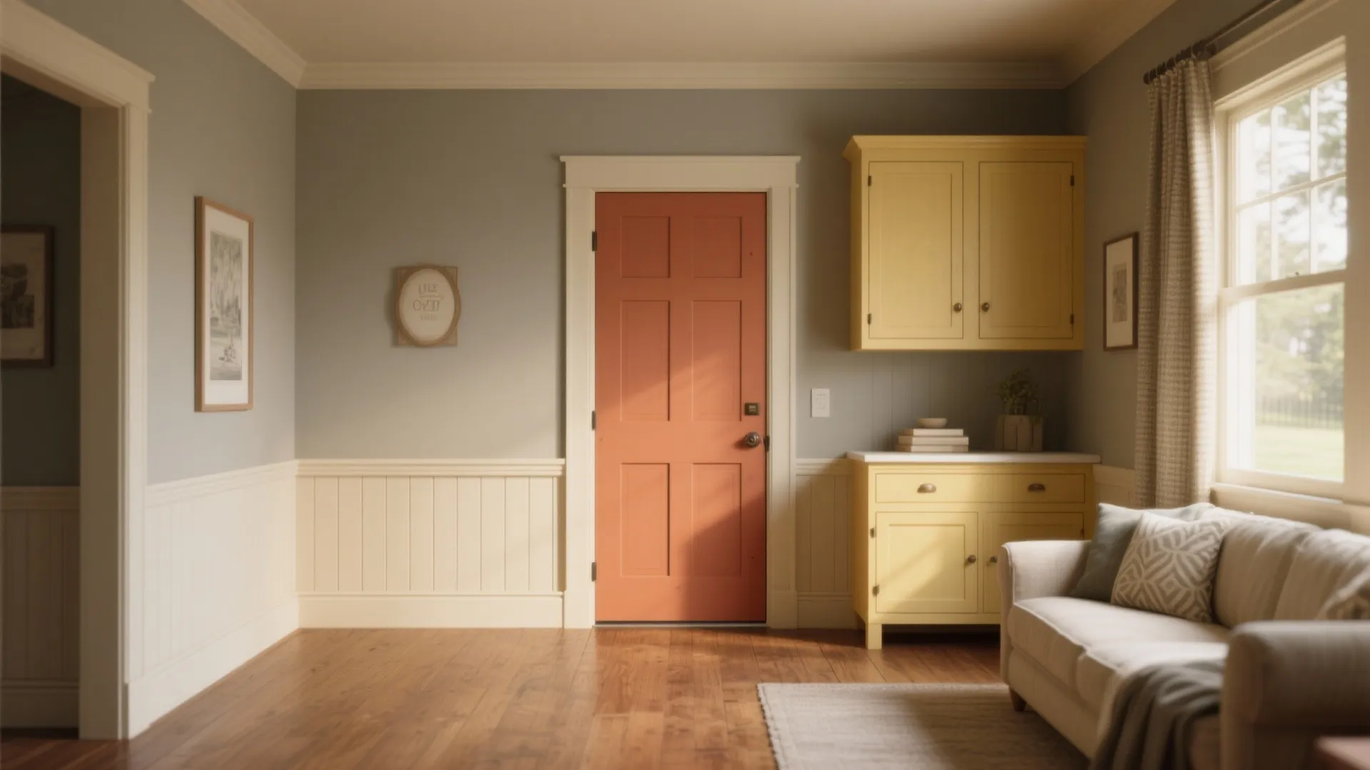 2. Warm Greige with Soft Accents