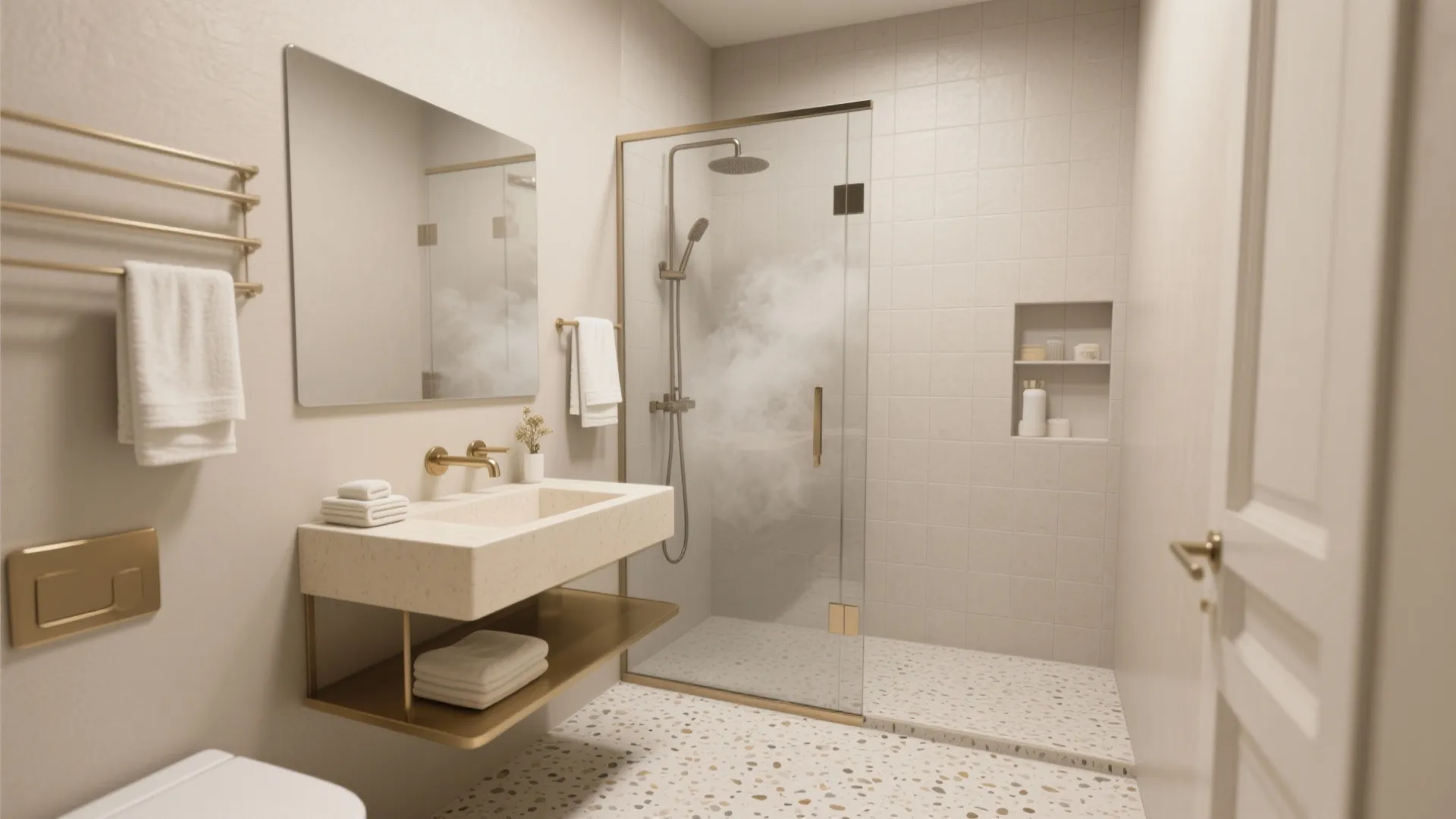 Warm greige for spa-level calm