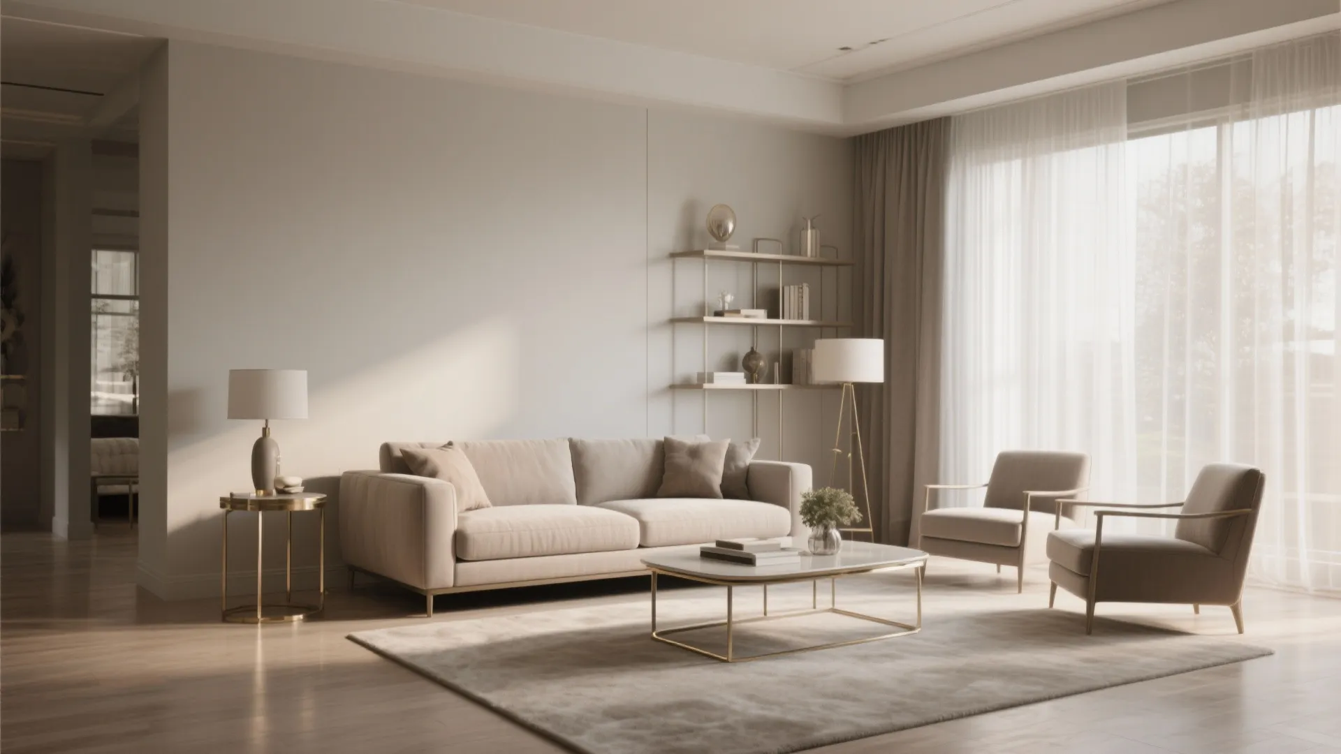 1. Warm Greige Elegance