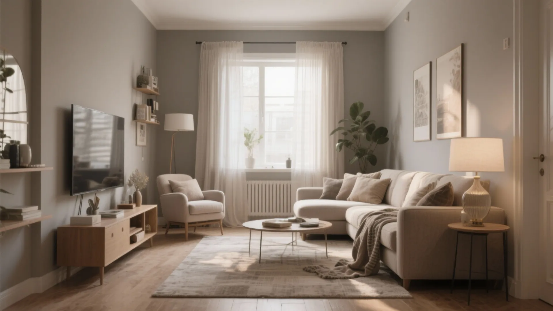 1. Warm Greige for Timeless Comfort