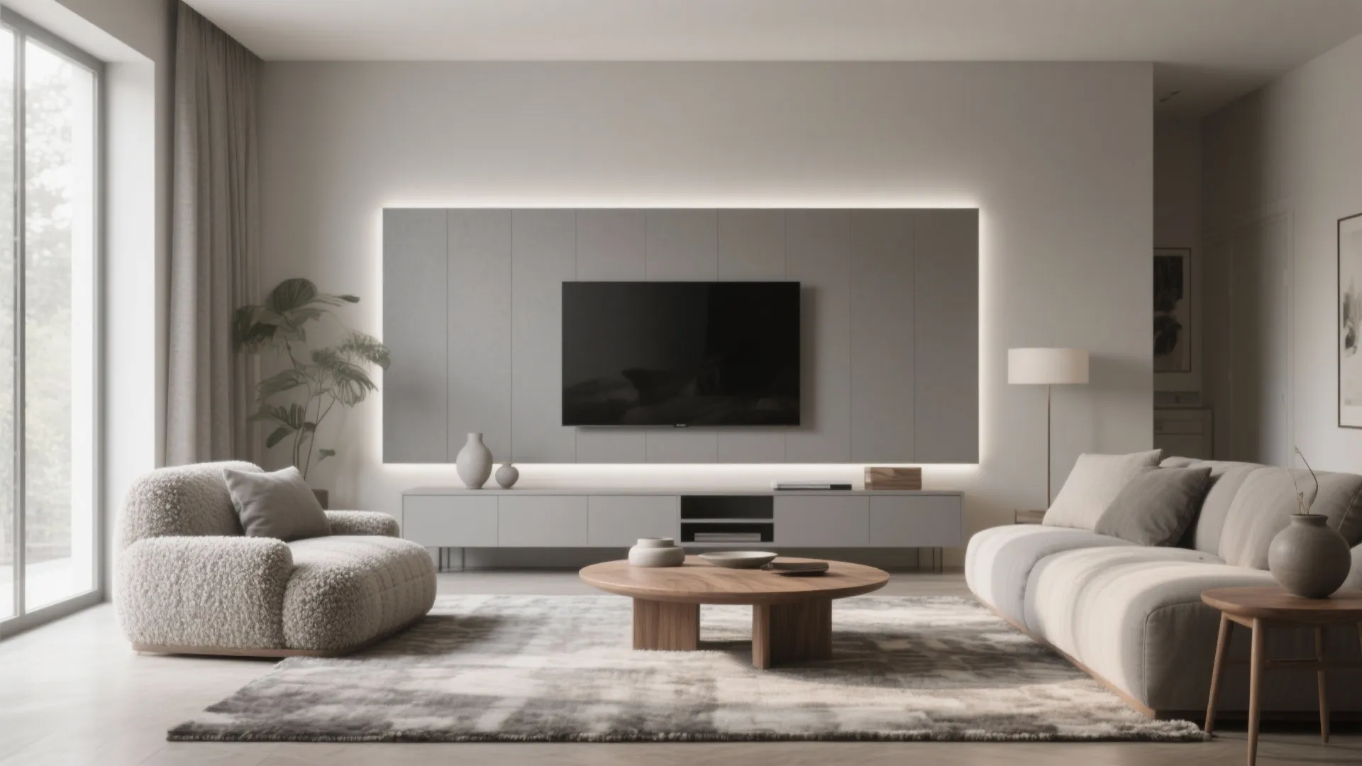 Monochrome Warm Greys, Layered