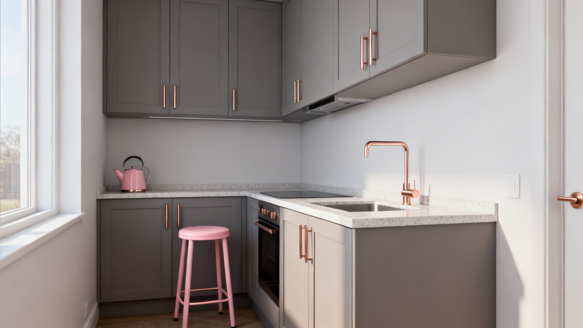 Pink and Grey Kitchen Decor: 5 Ideas for Small Kitchens