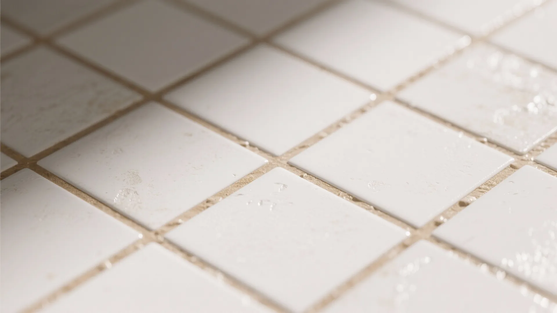 1. Embrace warm grout for a softer look