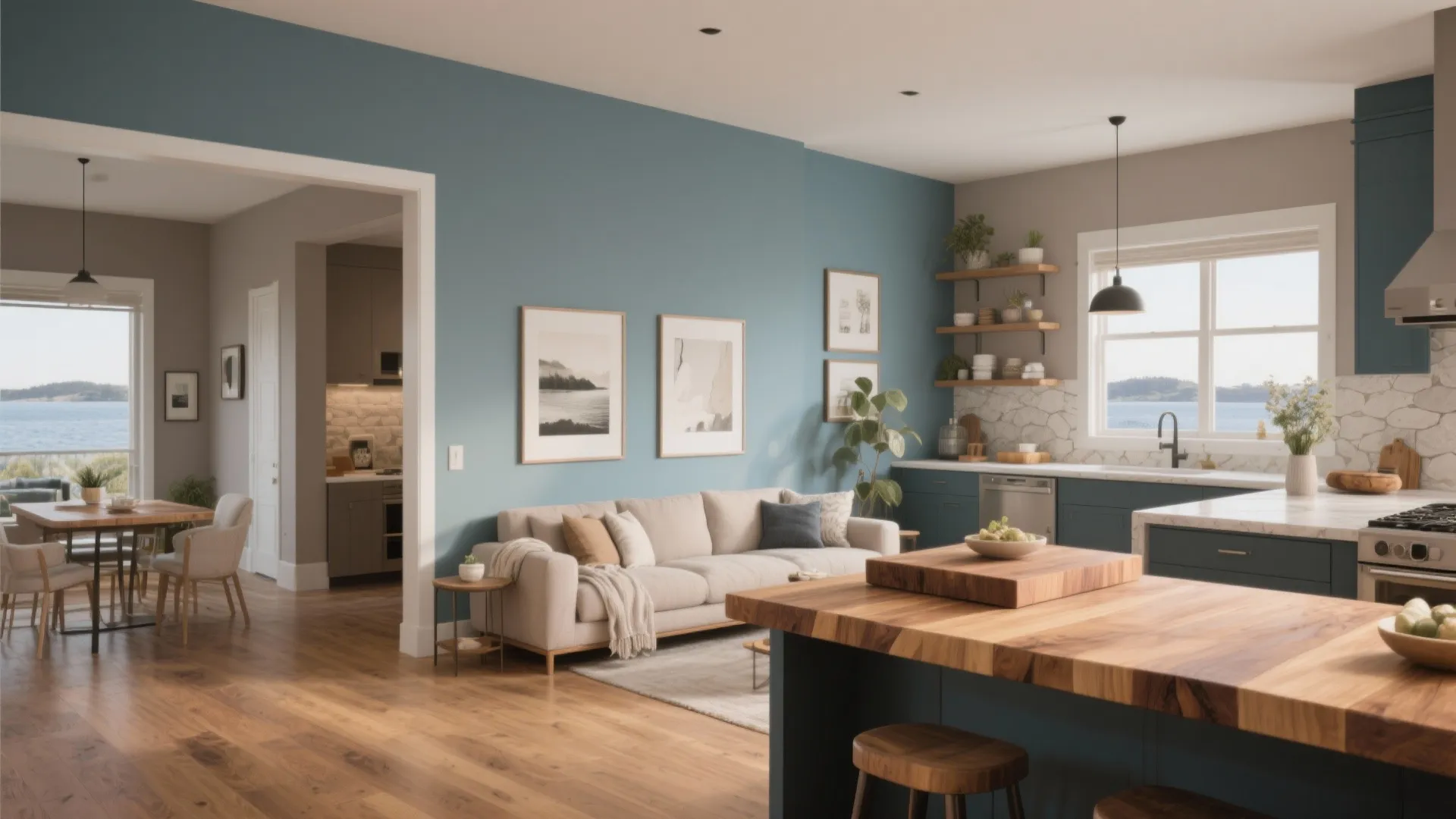 Warm Harbor — Blue-Grey with Taupe Undertones