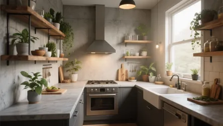 10 Concrete Kitchen Countertop Ideas