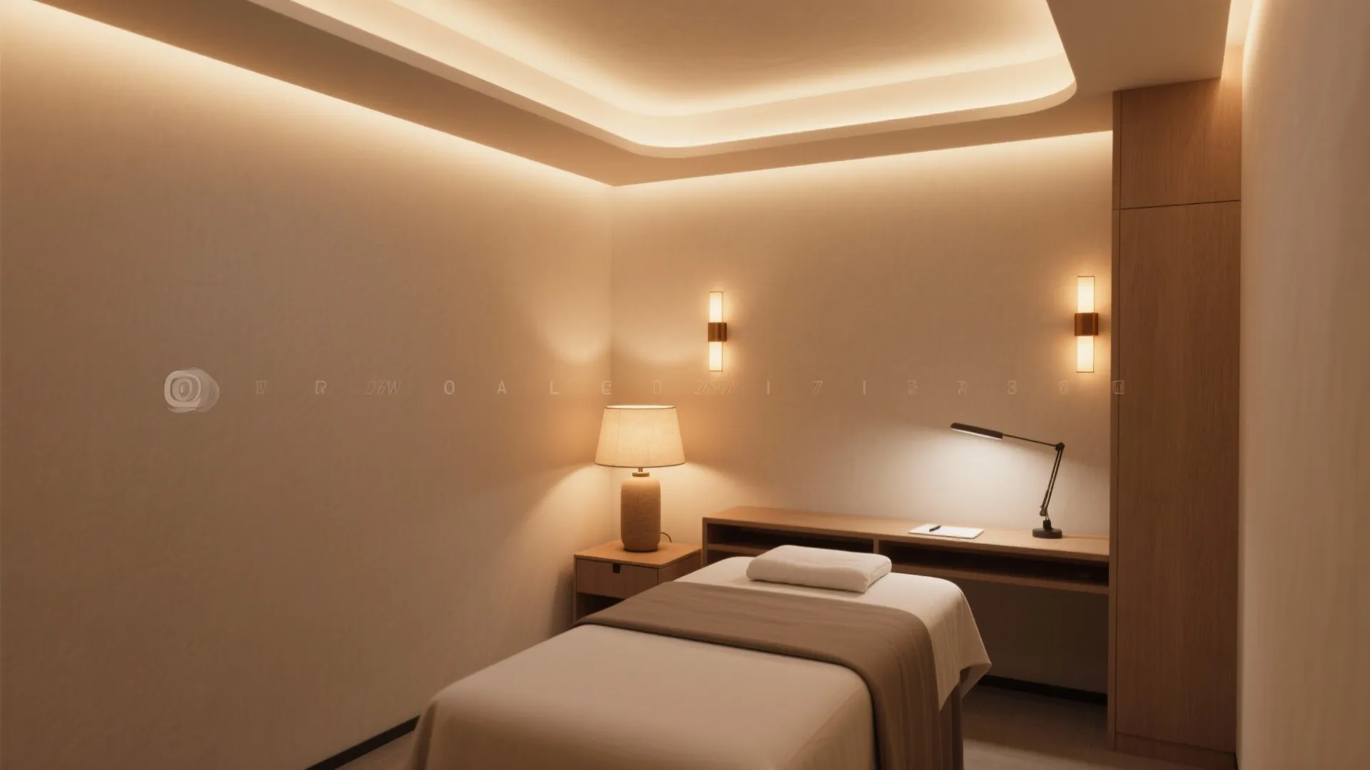 Warm layered lighting that flatters skin and calms the mind