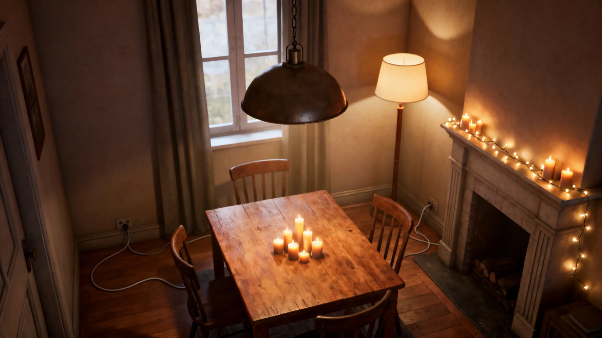 4. Warm Layered Lighting