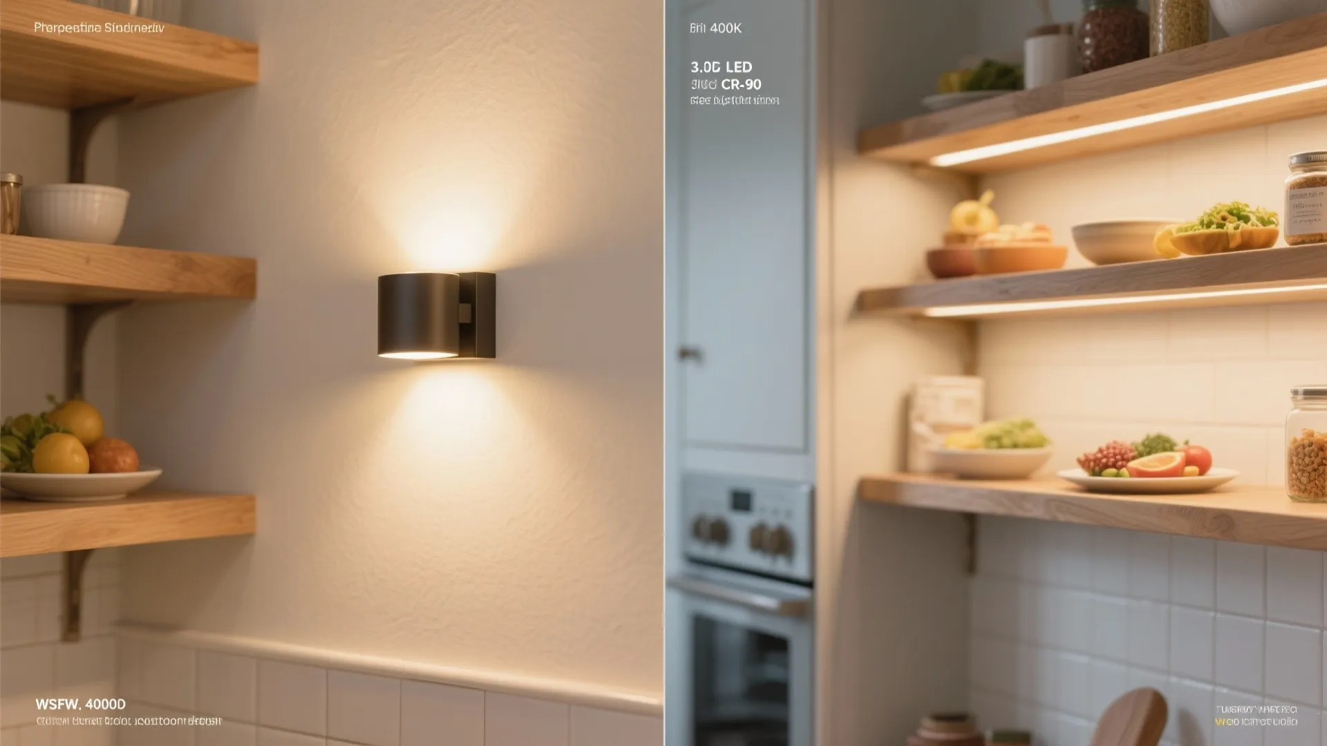 Warm white LEDs for cozy color rendering