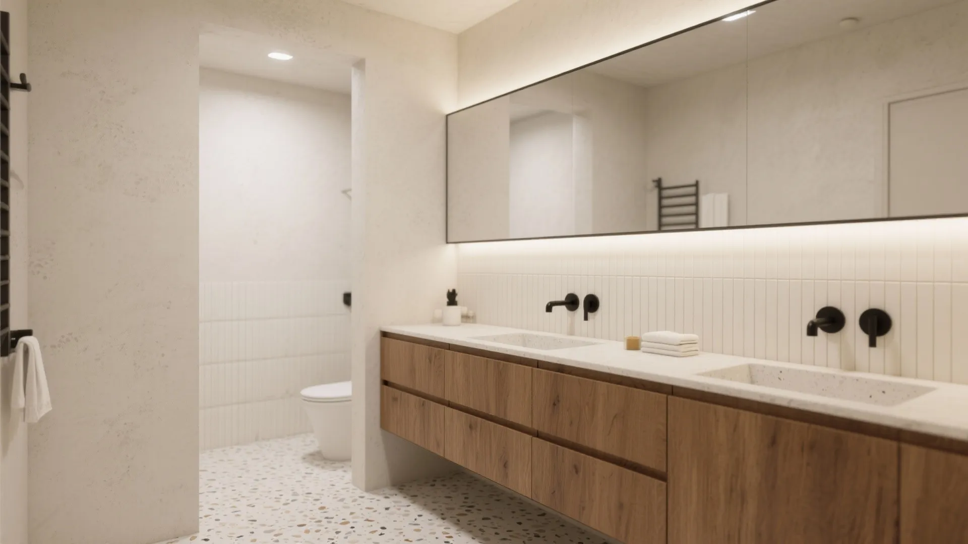 Idea 4: Warm Materials, Light Palette