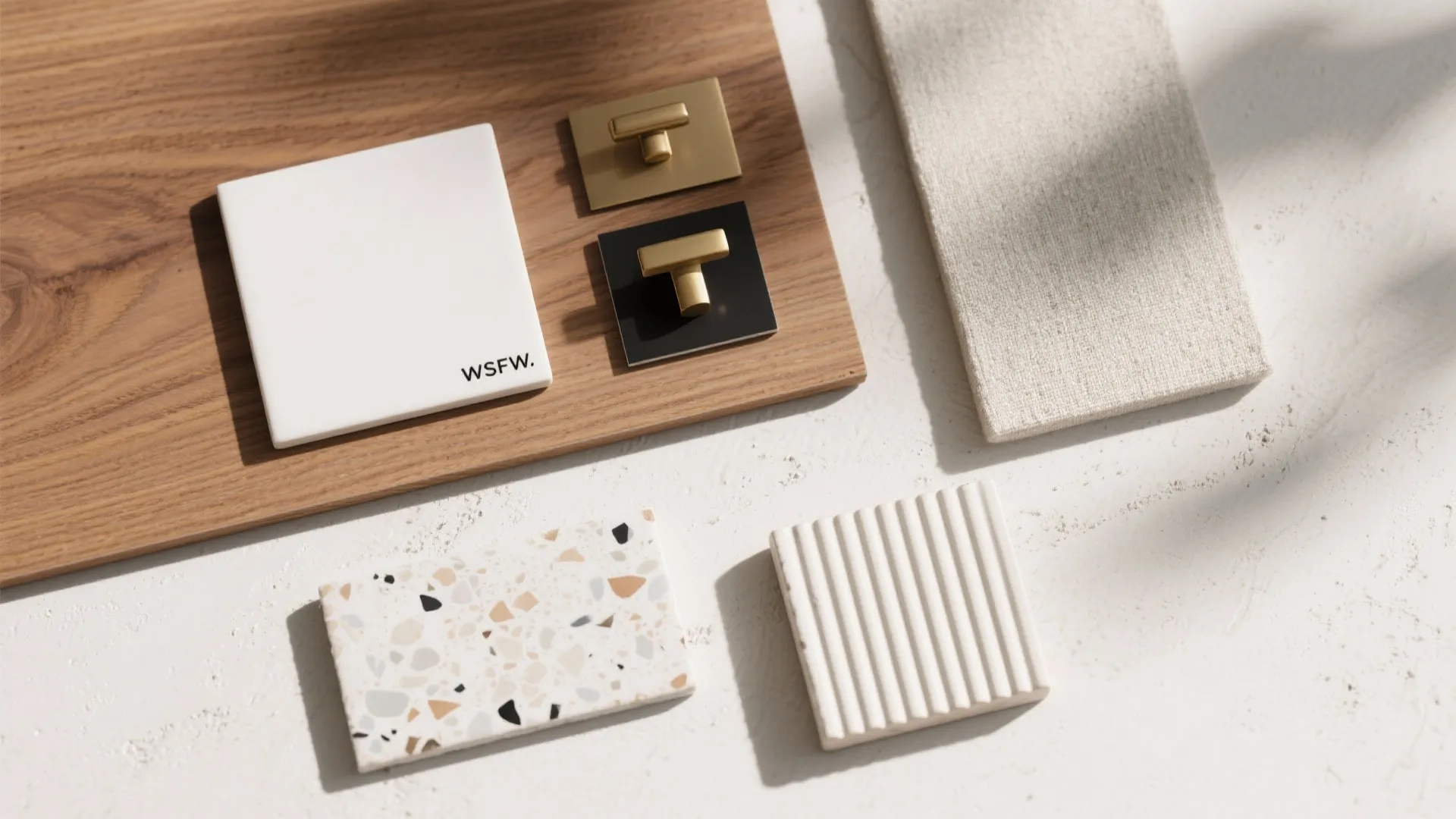 Idea 4: Warm Materials, Light Palette