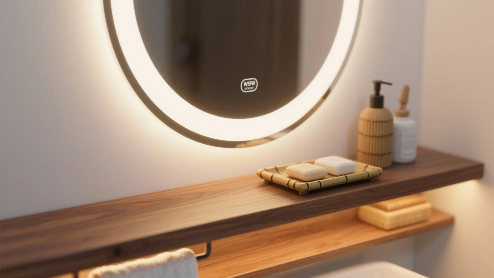 5. Warm Lighting and Natural Elements