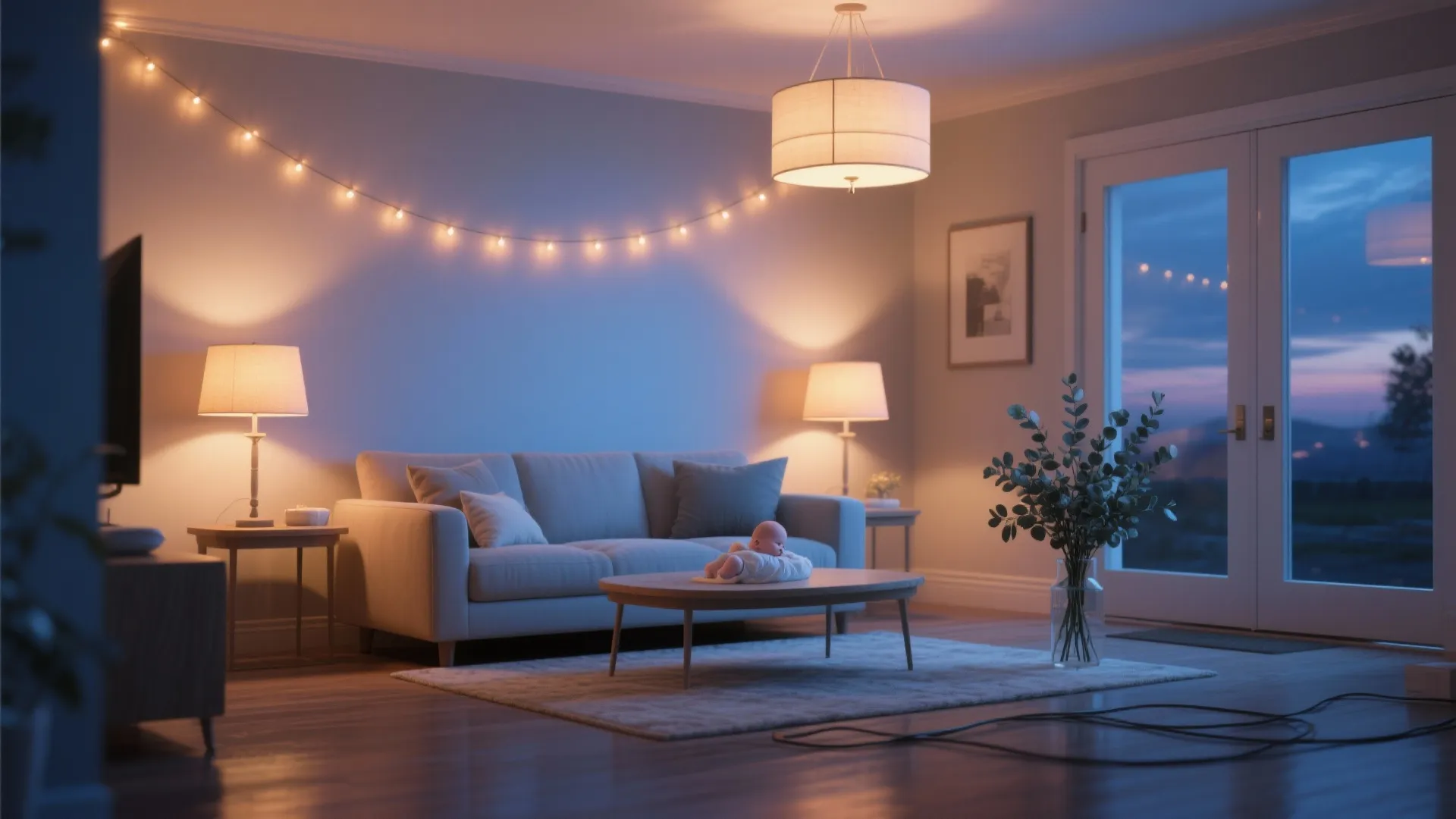 Layered Lighting and Gentle Scents