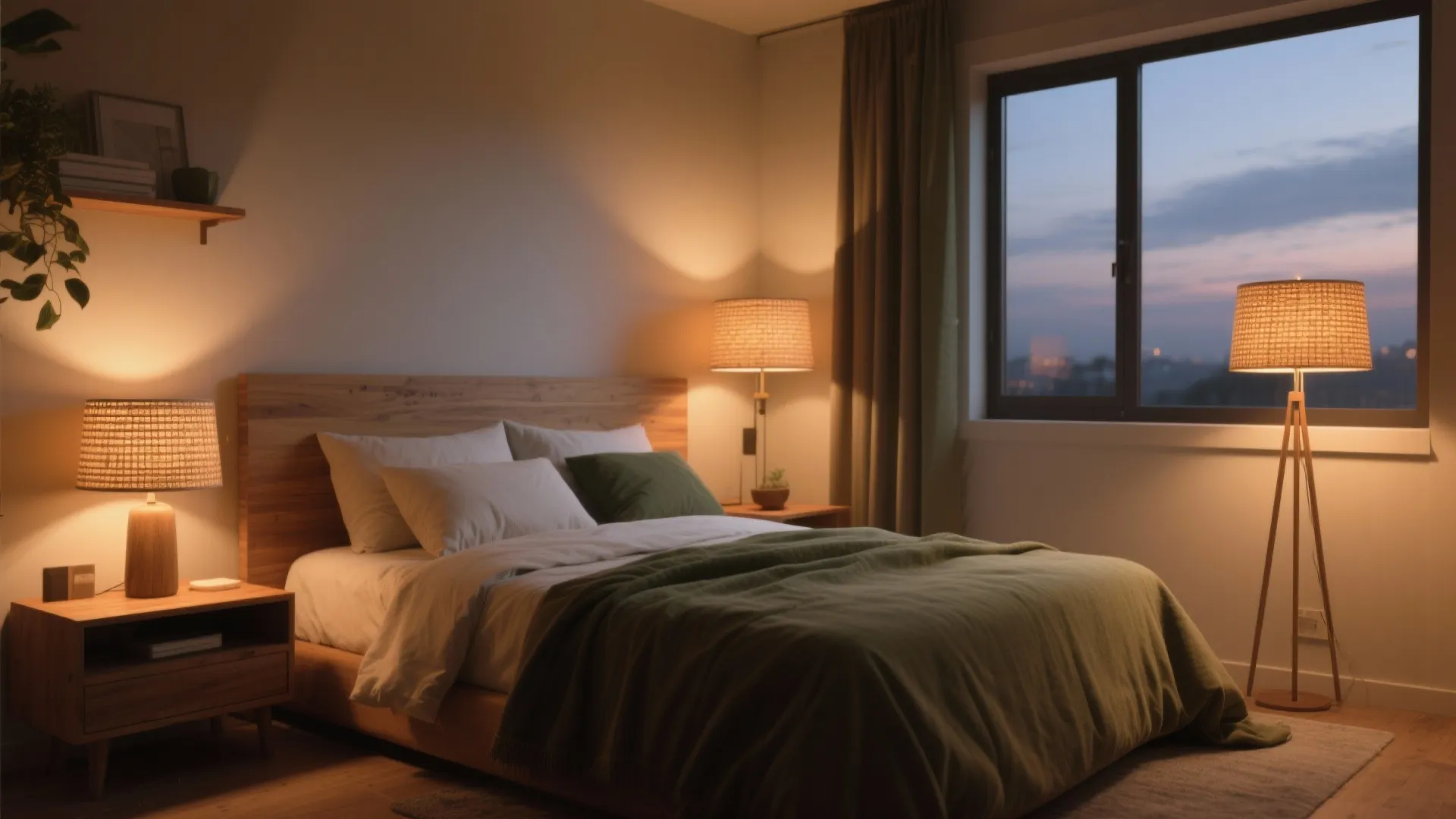 2. Warm lighting with zones