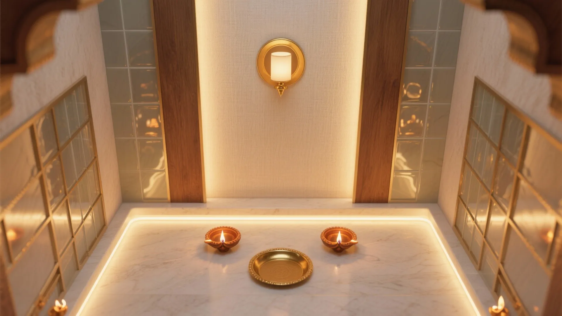 Warm lighting plan: diyas, dimmers, and a gentle glow