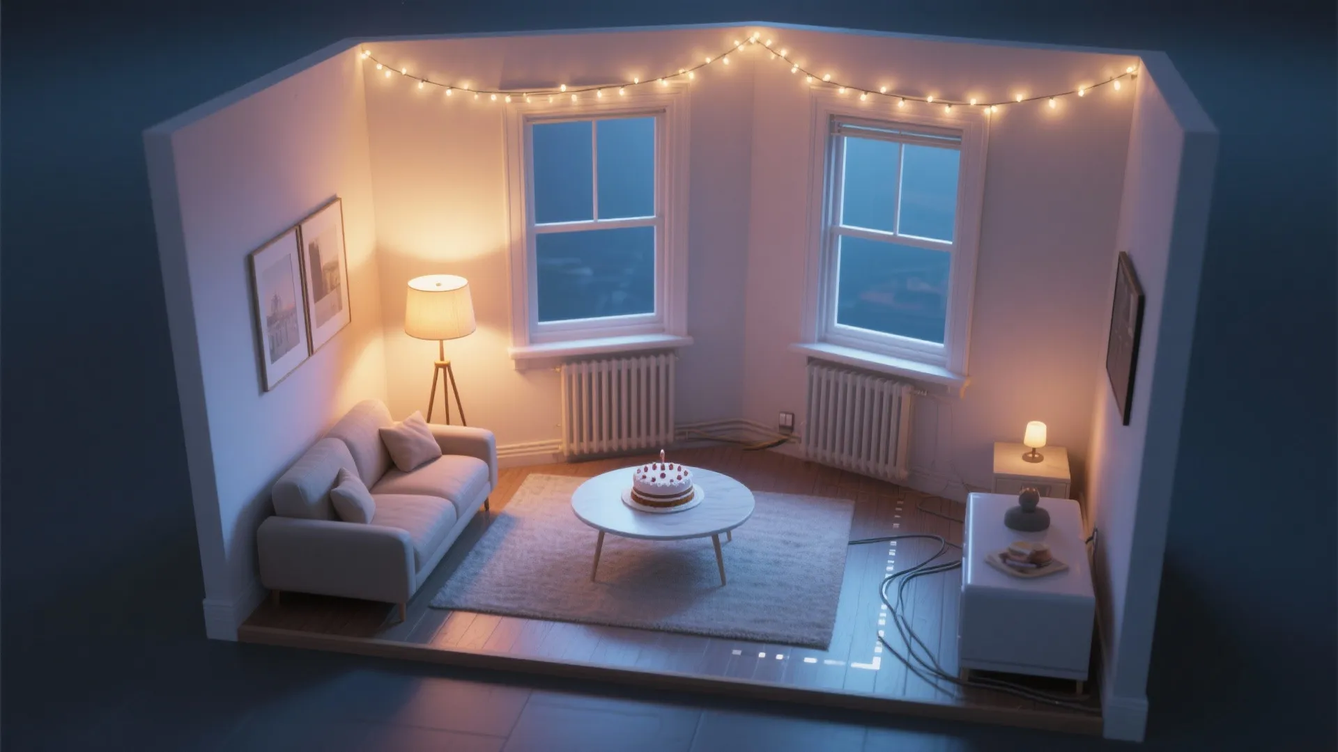 Flexible Lighting: Warm, Dimmable, and Gentle Sparkle