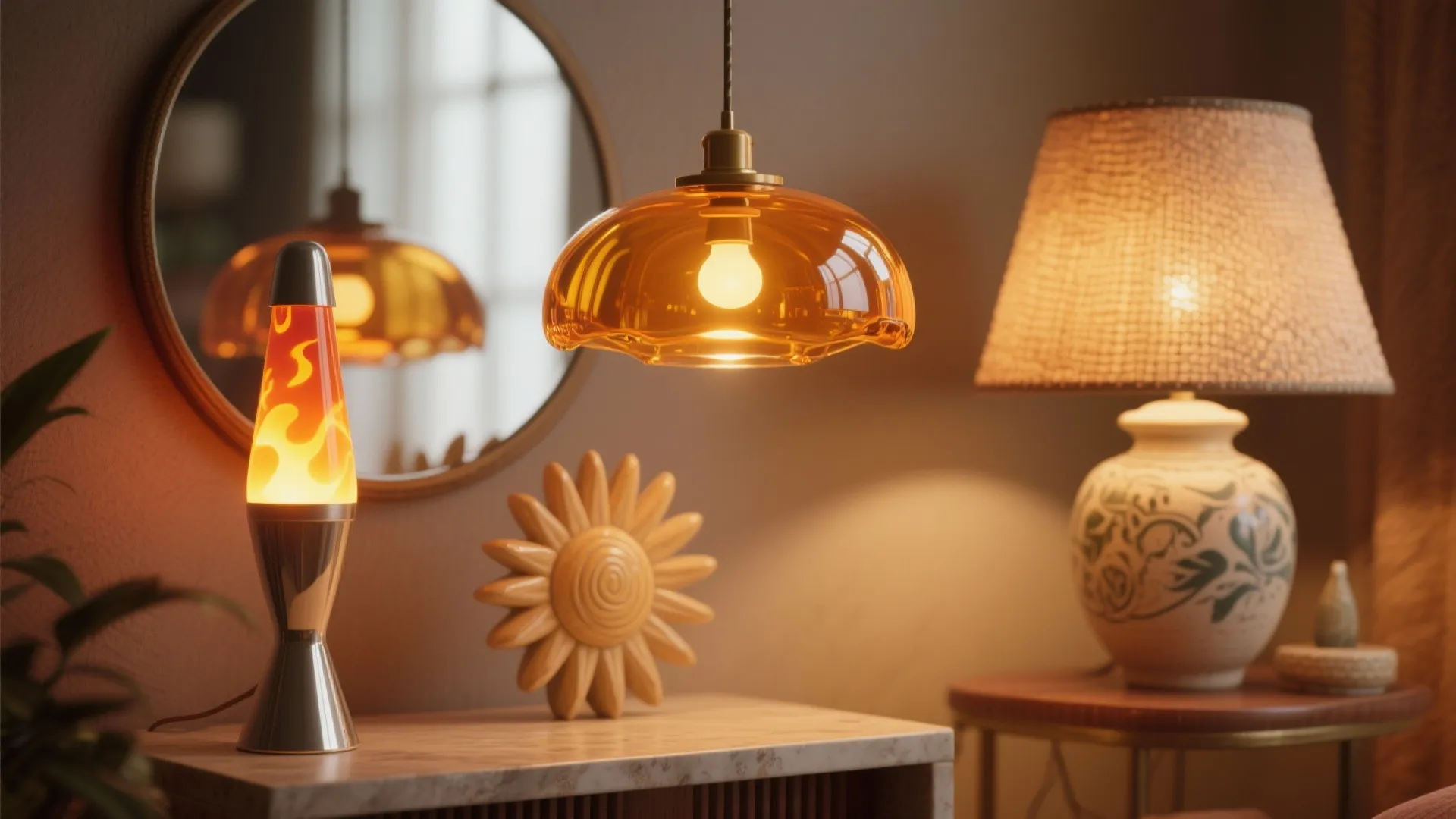 5. Lighting, mirrors, and playful accents — mood over match