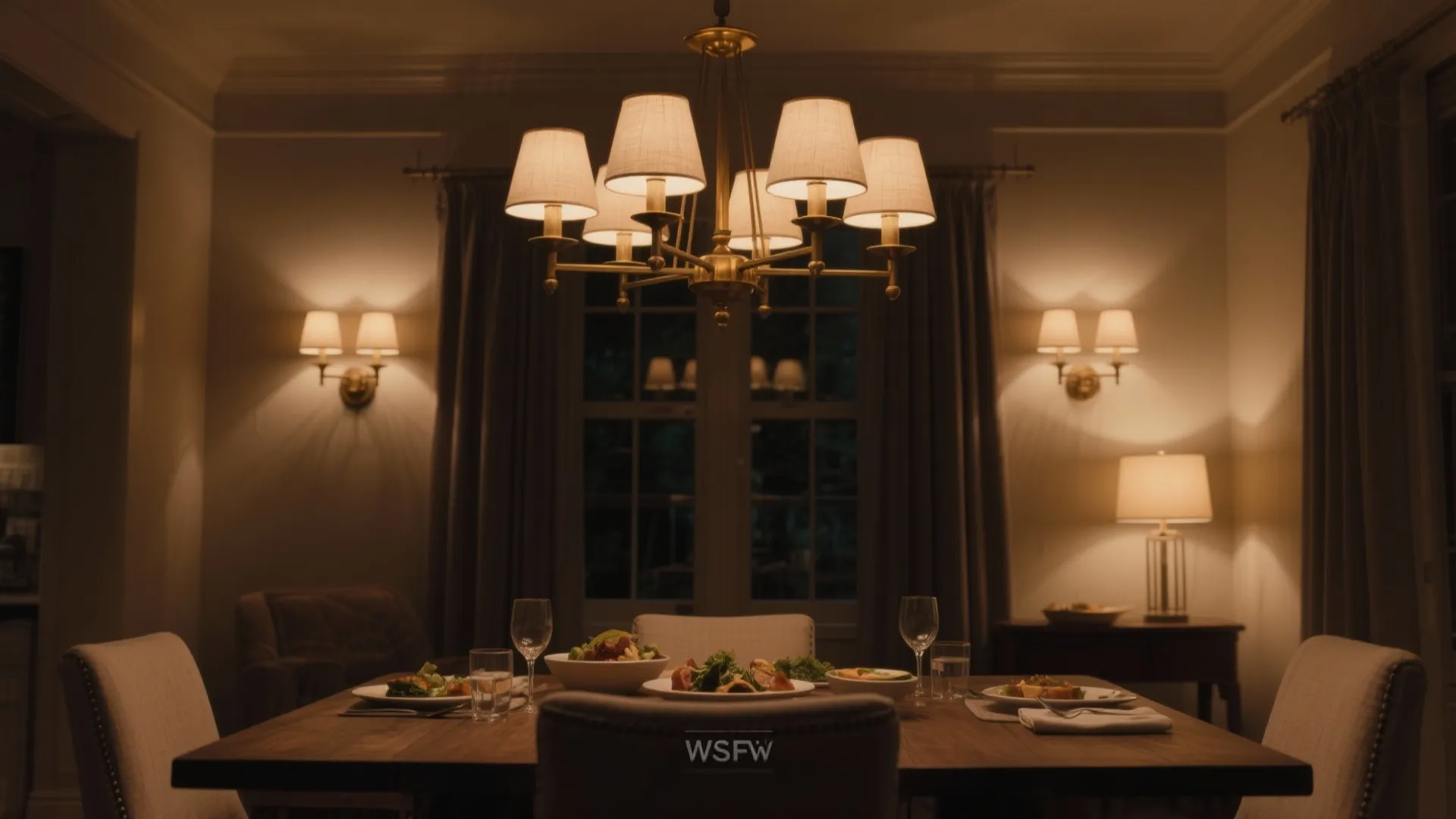 Layered lighting that flatters food and faces