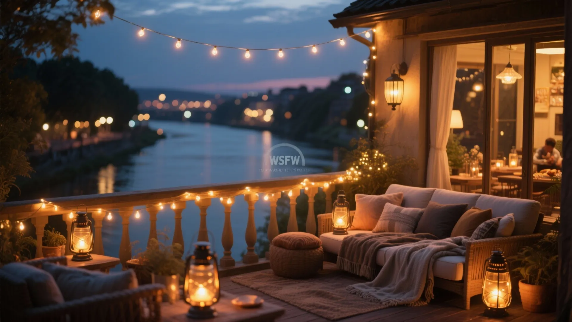 4. Warm Lighting for Evening Charm
